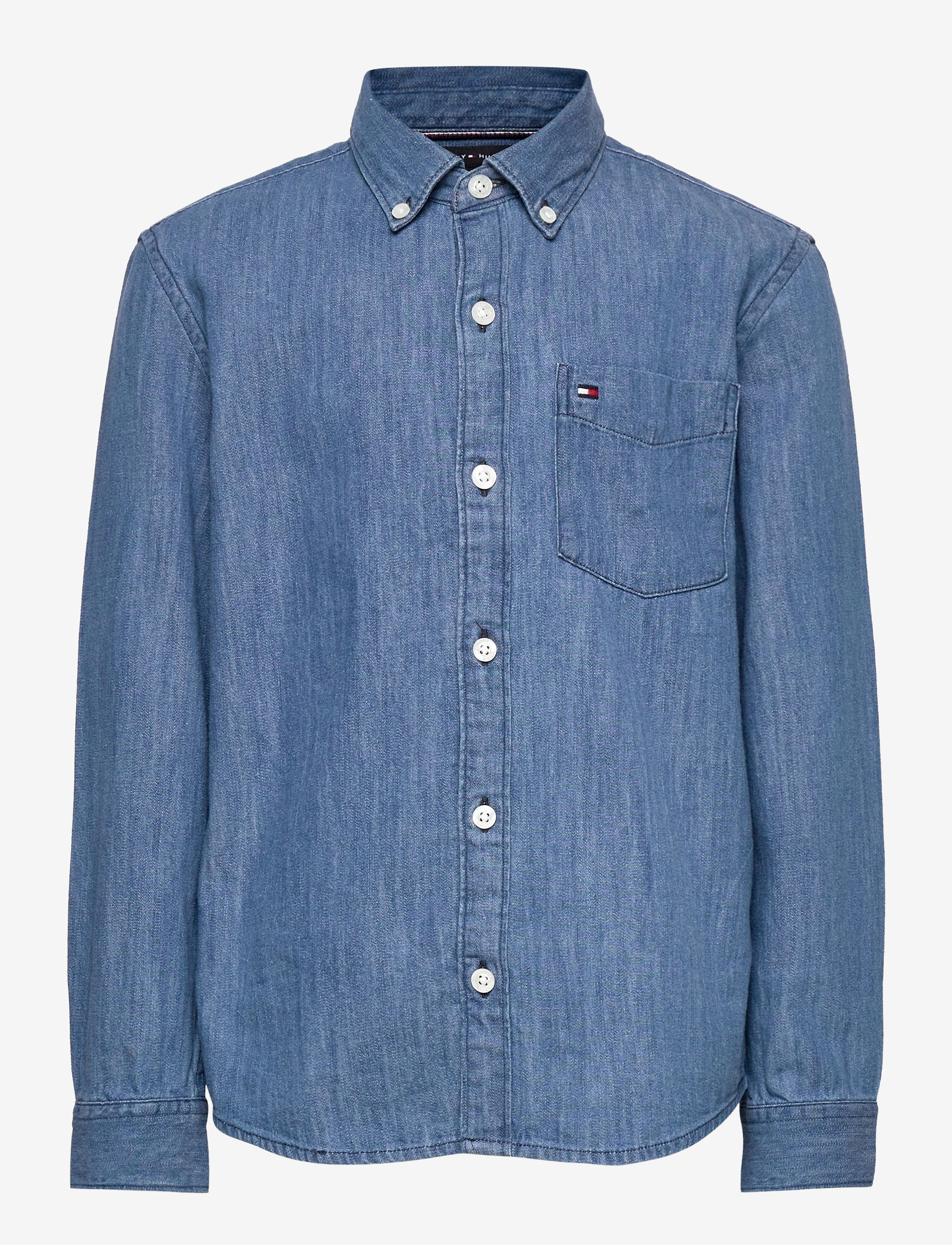 Tommy Hilfiger - DENIM SHIRT L/S - denim medium - 0