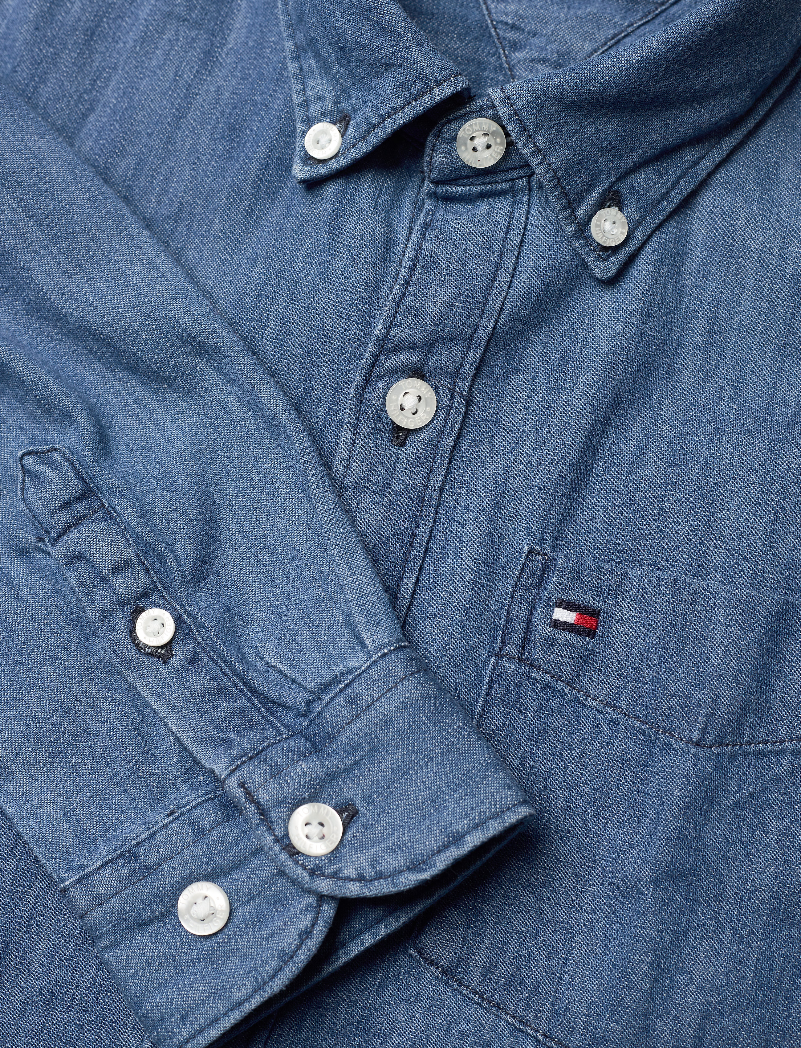 Tommy Hilfiger - DENIM SHIRT L/S - denim medium - 2