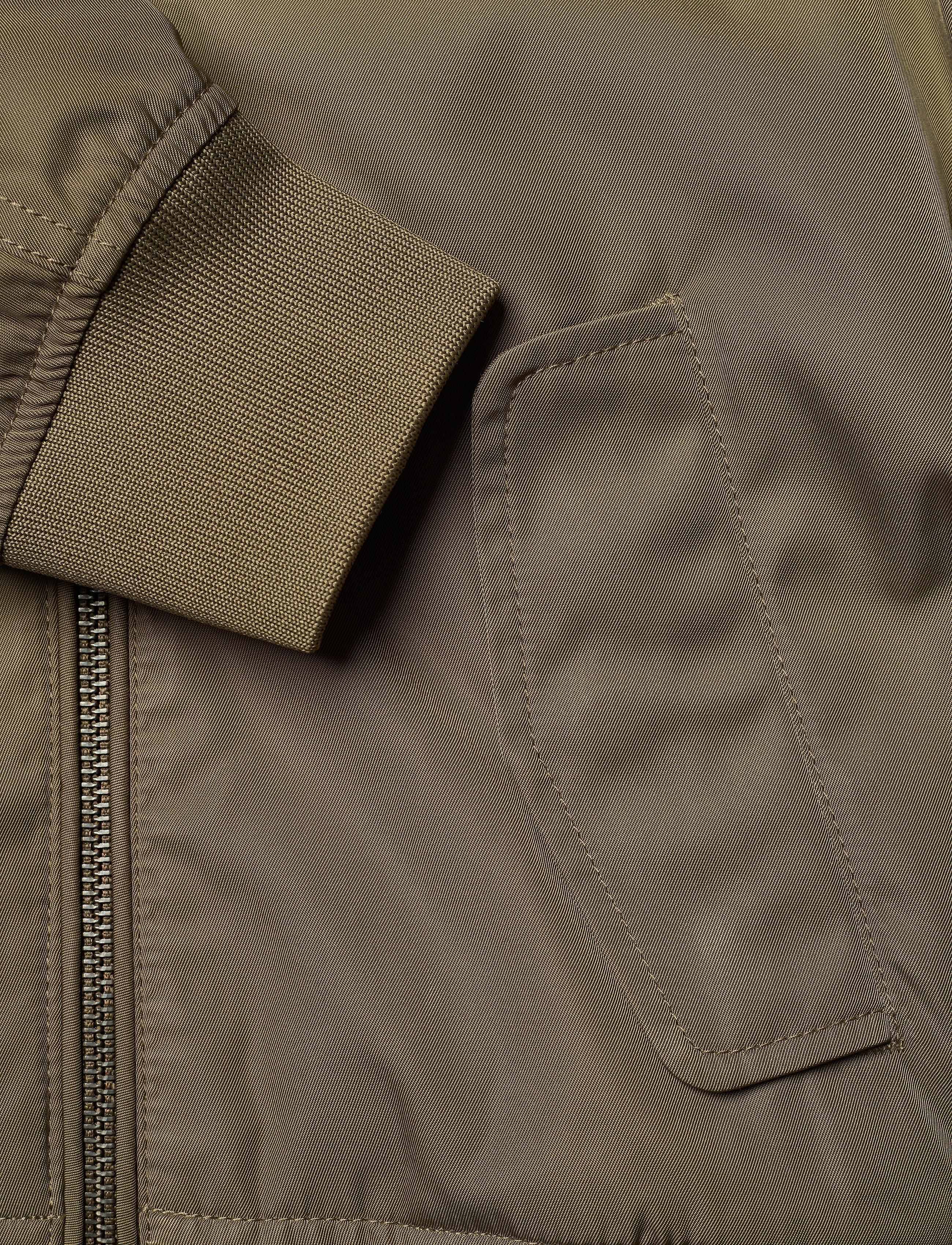 Tommy Hilfiger - HOODED SATIN BOMBER JACKET - olive tree - 3