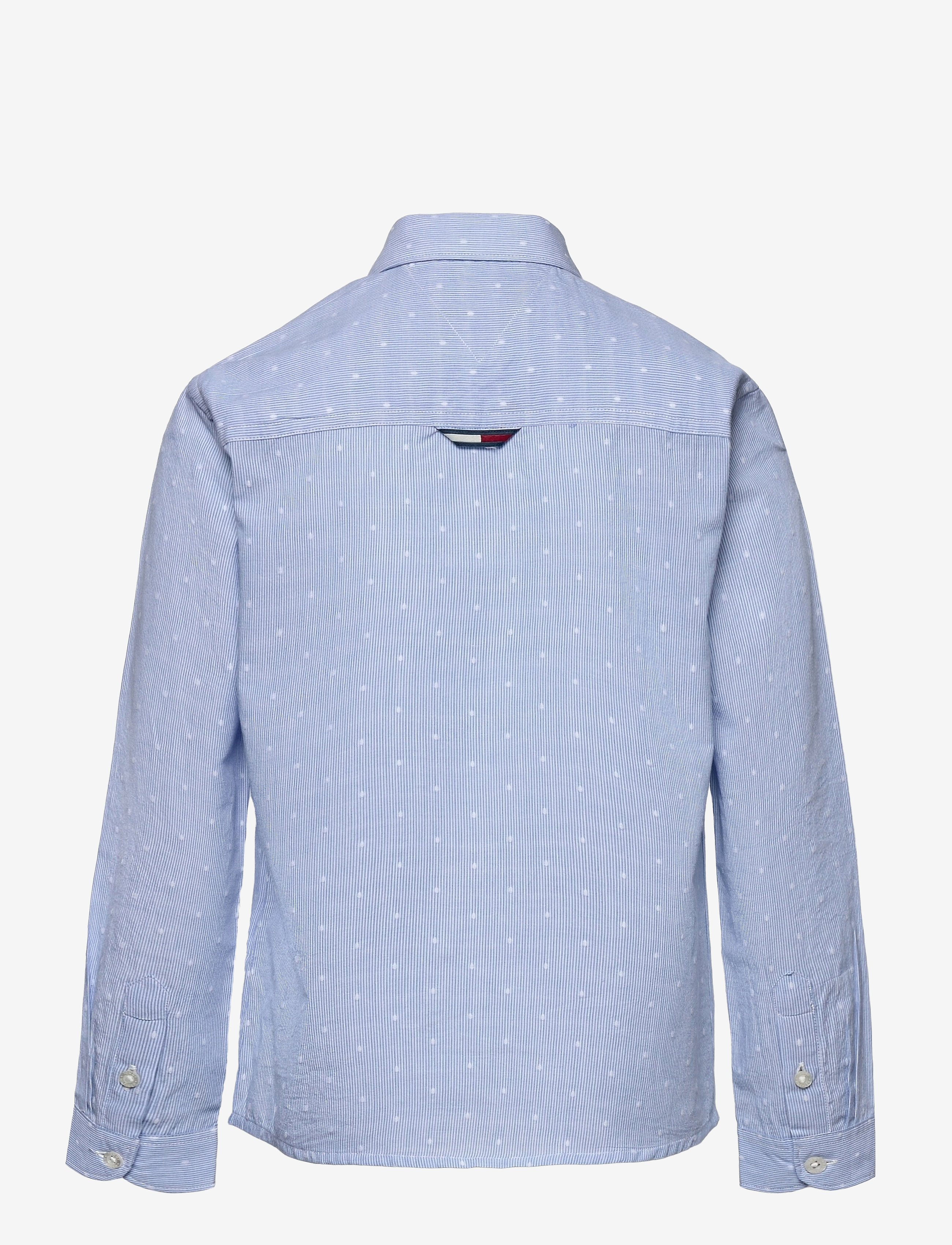 Tommy Hilfiger - DOTTED DOBBY SHIRT L/S - blue stripe - 1