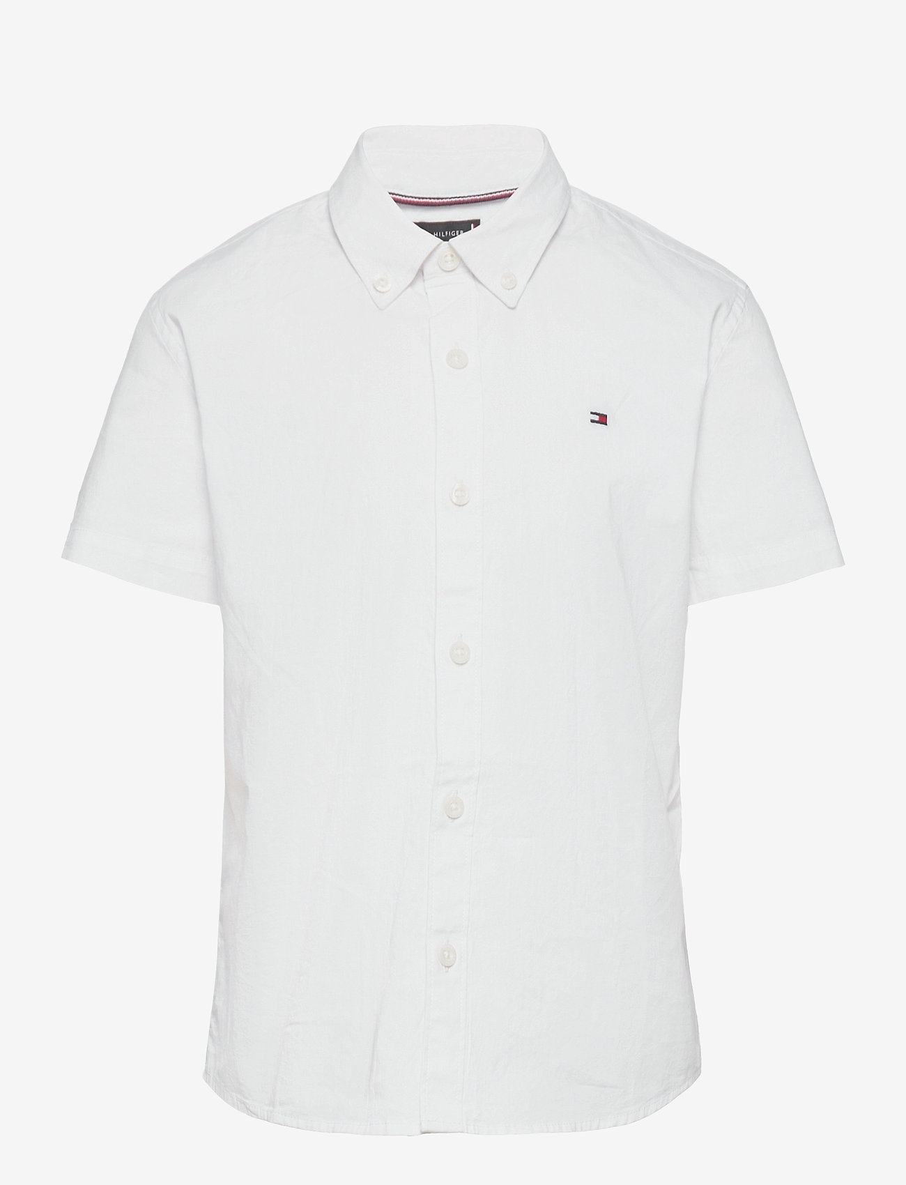 Tommy Hilfiger - SOLID STRETCH POPLIN SHIRT S/S - white - 0