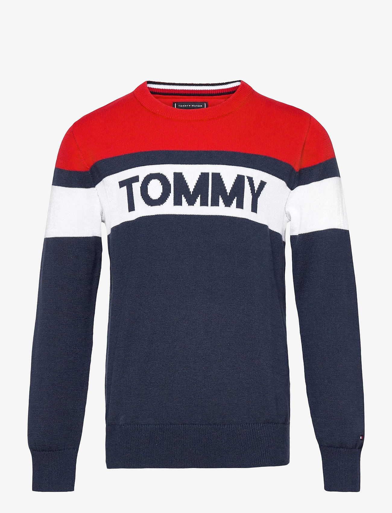 Tommy Hilfiger - COLORBLOCK SWEATER - twilight navy/ colourblock - 0