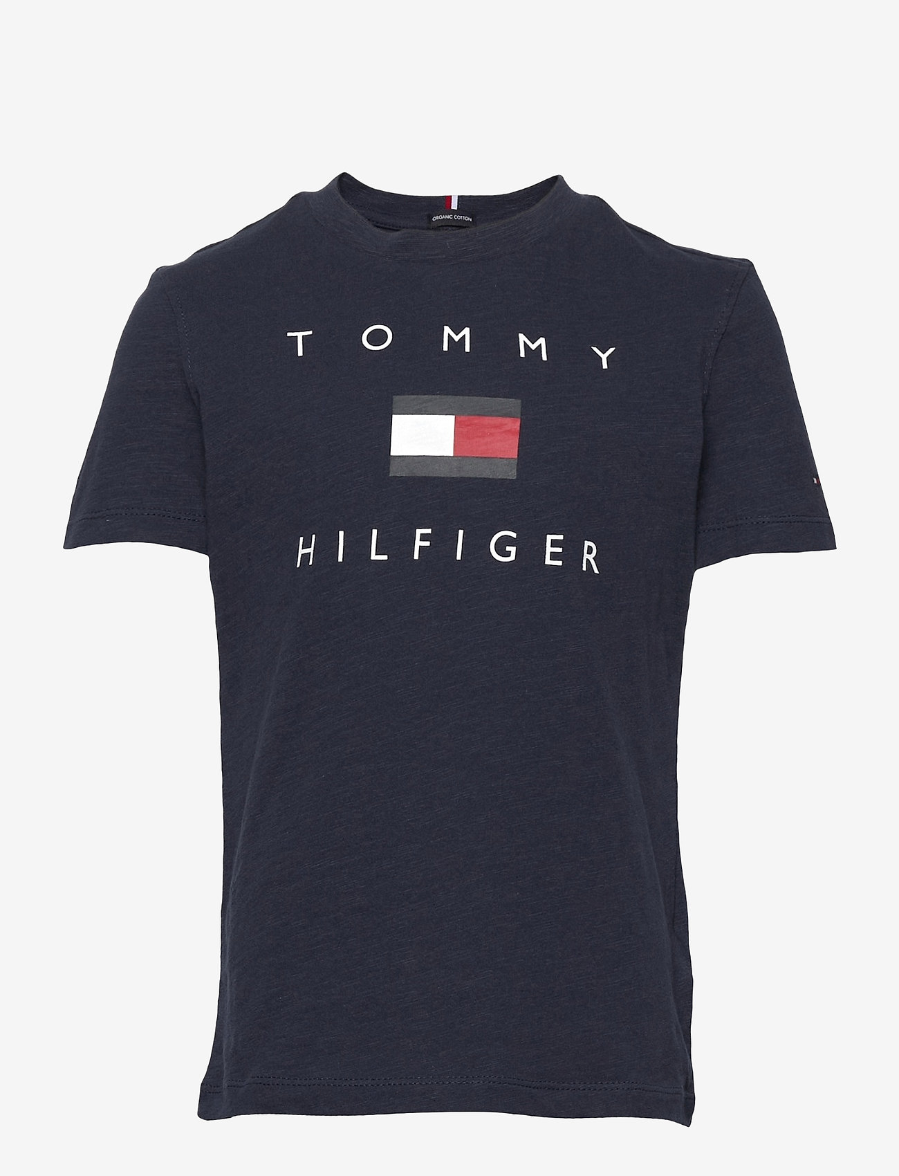 Tommy Hilfiger - HILFIGER LOGO TEE S/S - twilight navy - 0