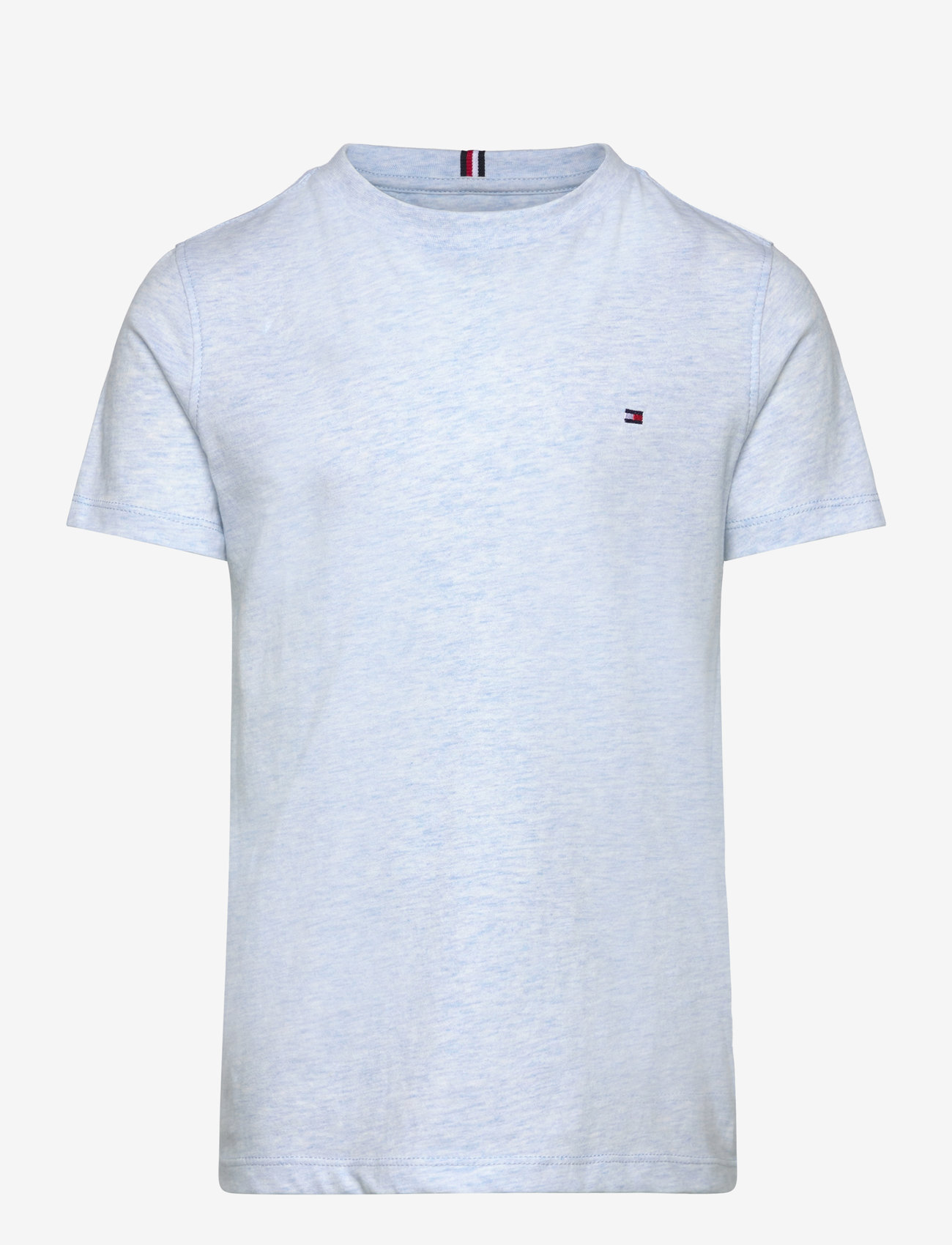 Tommy Hilfiger - ESSENTIAL COTTON REG FIT TEE SS - t-shirts à manches courtes - breezy blue heather - 0