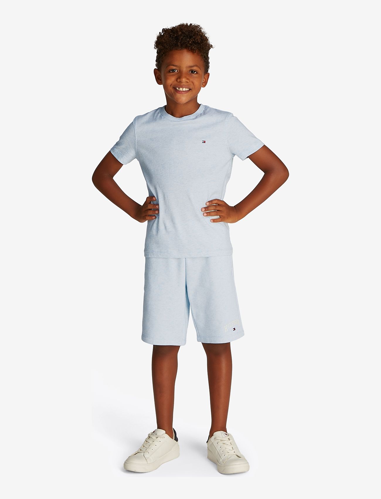 Tommy Hilfiger - ESSENTIAL COTTON REG FIT TEE SS - t-shirts à manches courtes - breezy blue heather - 3
