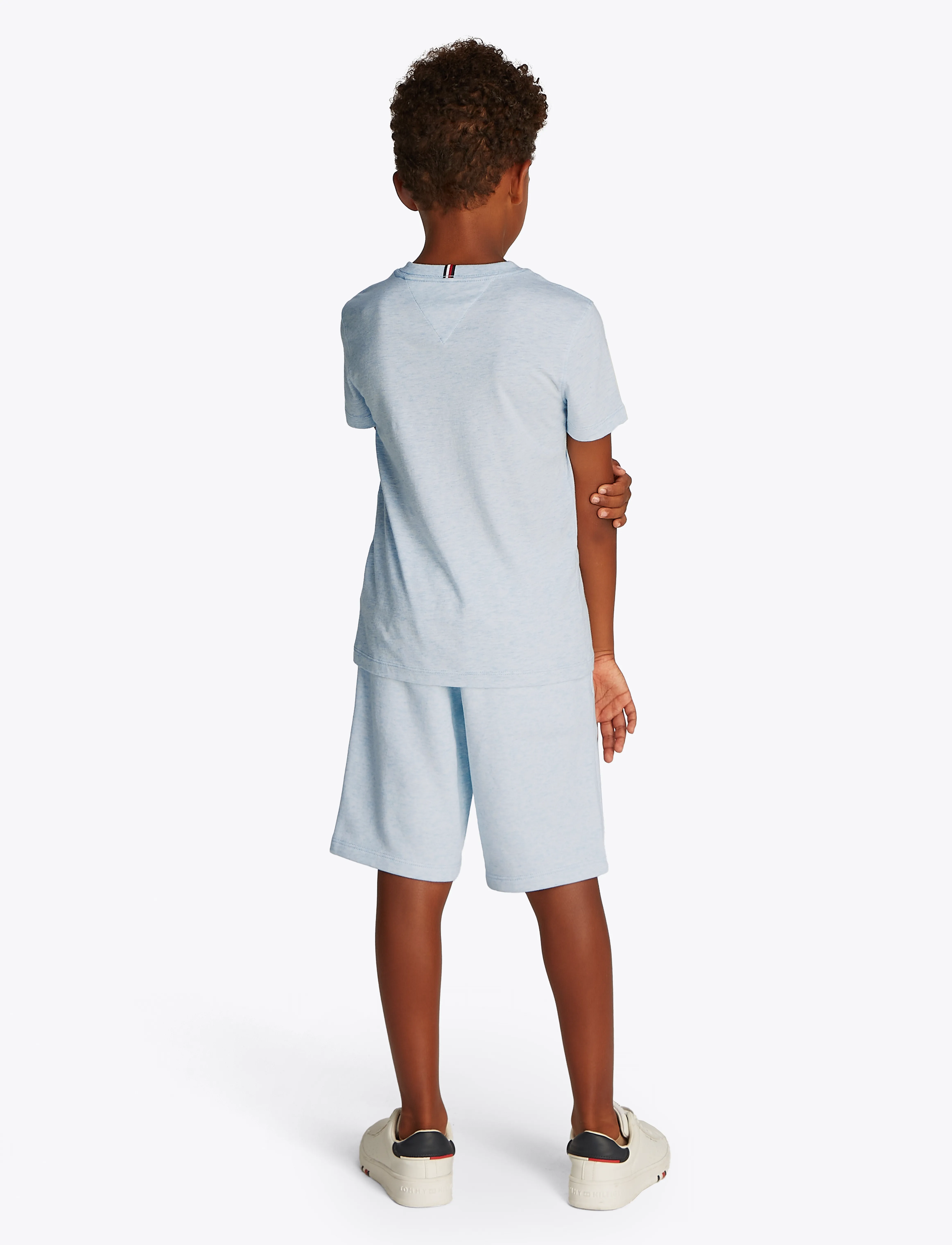 Tommy Hilfiger - ESSENTIAL COTTON REG FIT TEE SS - marškinėliai trumpomis rankovėmis - breezy blue heather - 3