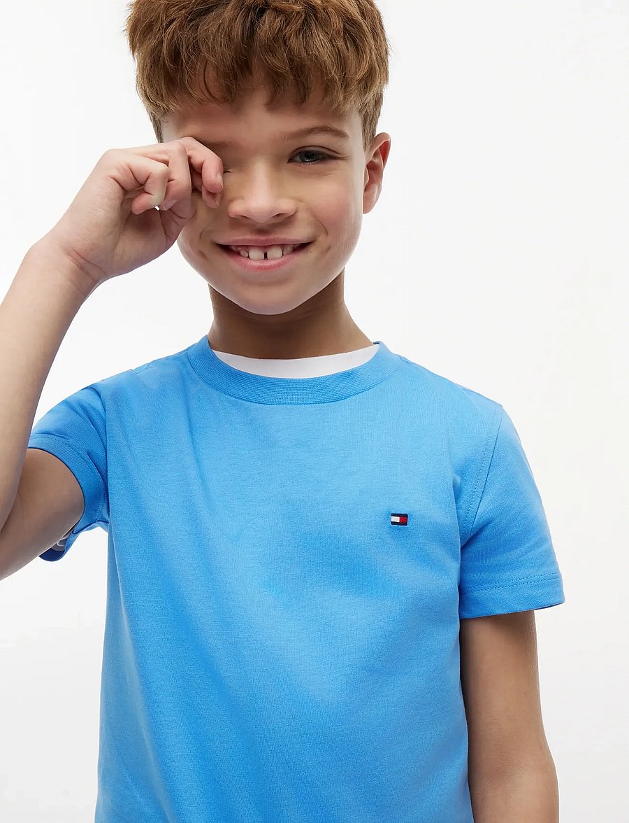 Tommy Hilfiger - ESSENTIAL COTTON REG FIT TEE SS - kurzärmelige - copenhagen blue - 3
