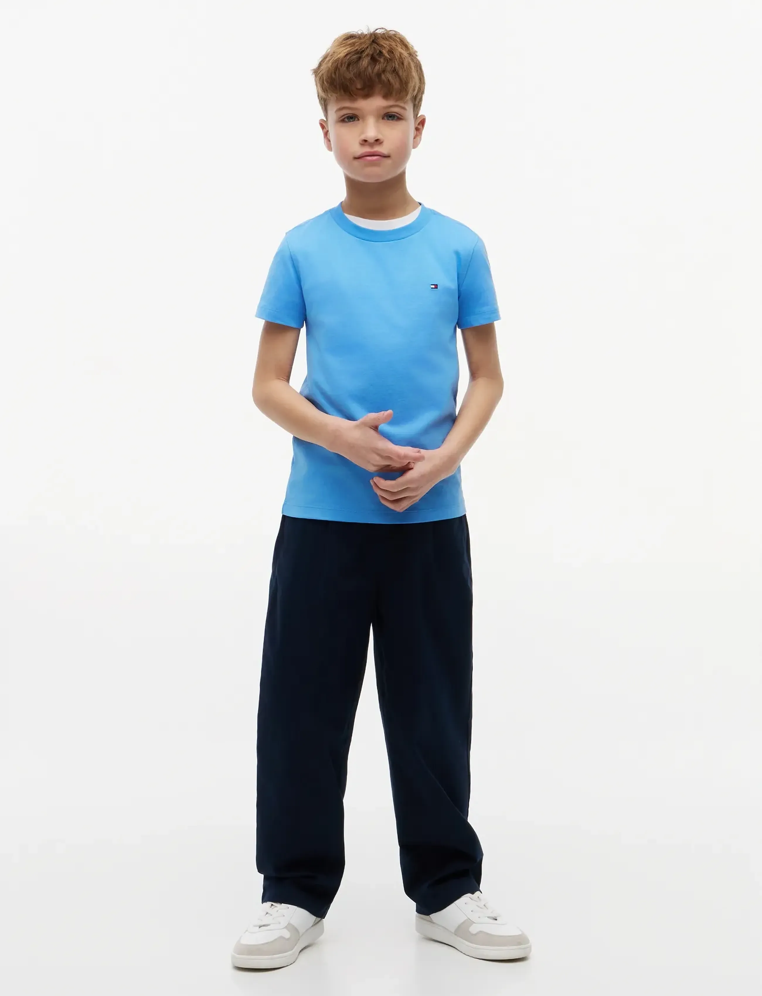 Tommy Hilfiger - ESSENTIAL COTTON REG FIT TEE SS - kurzärmelige - copenhagen blue - 4