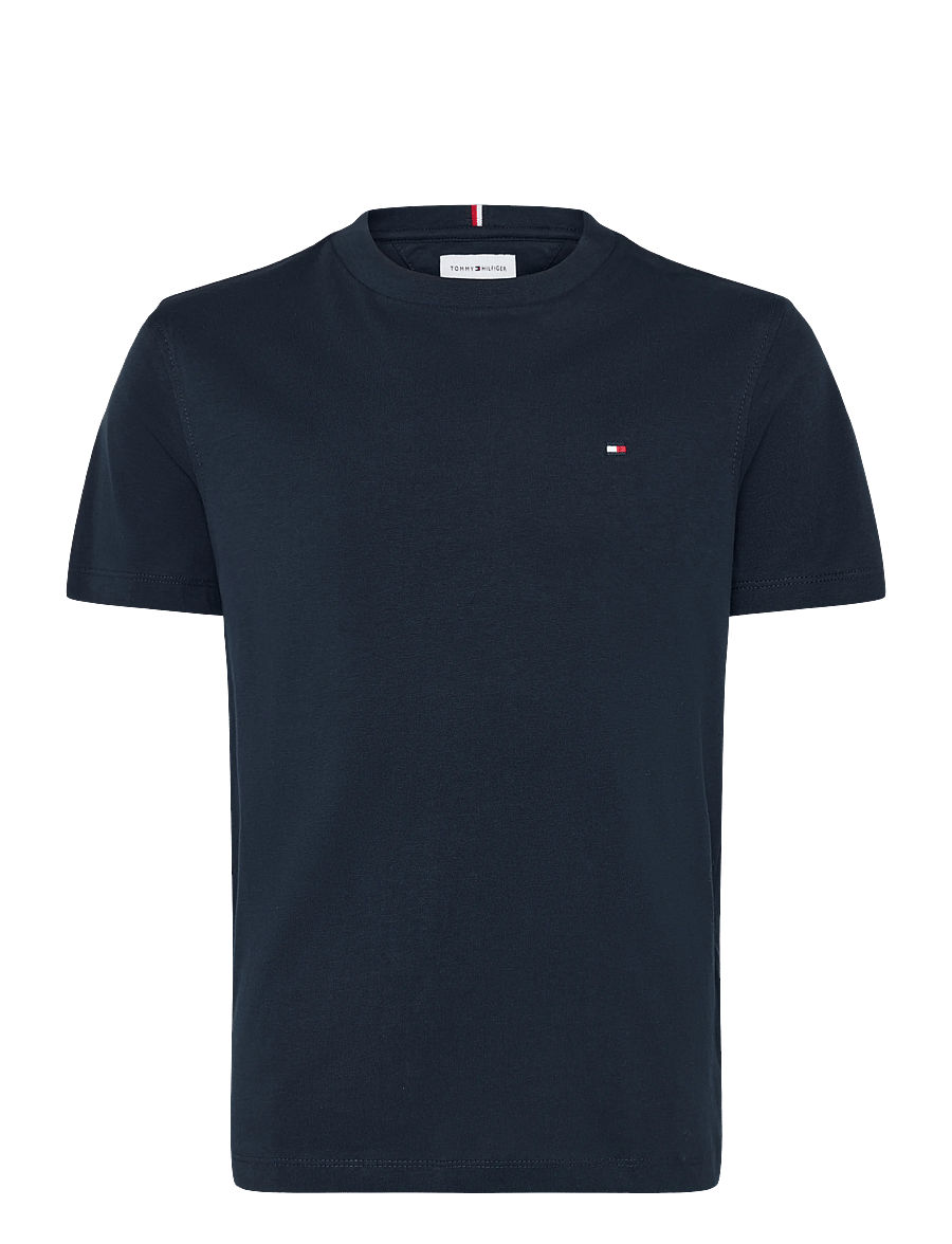 Tommy Hilfiger - ESSENTIAL COTTON REG FIT TEE SS - kurzärmelige - dark night navy - 0