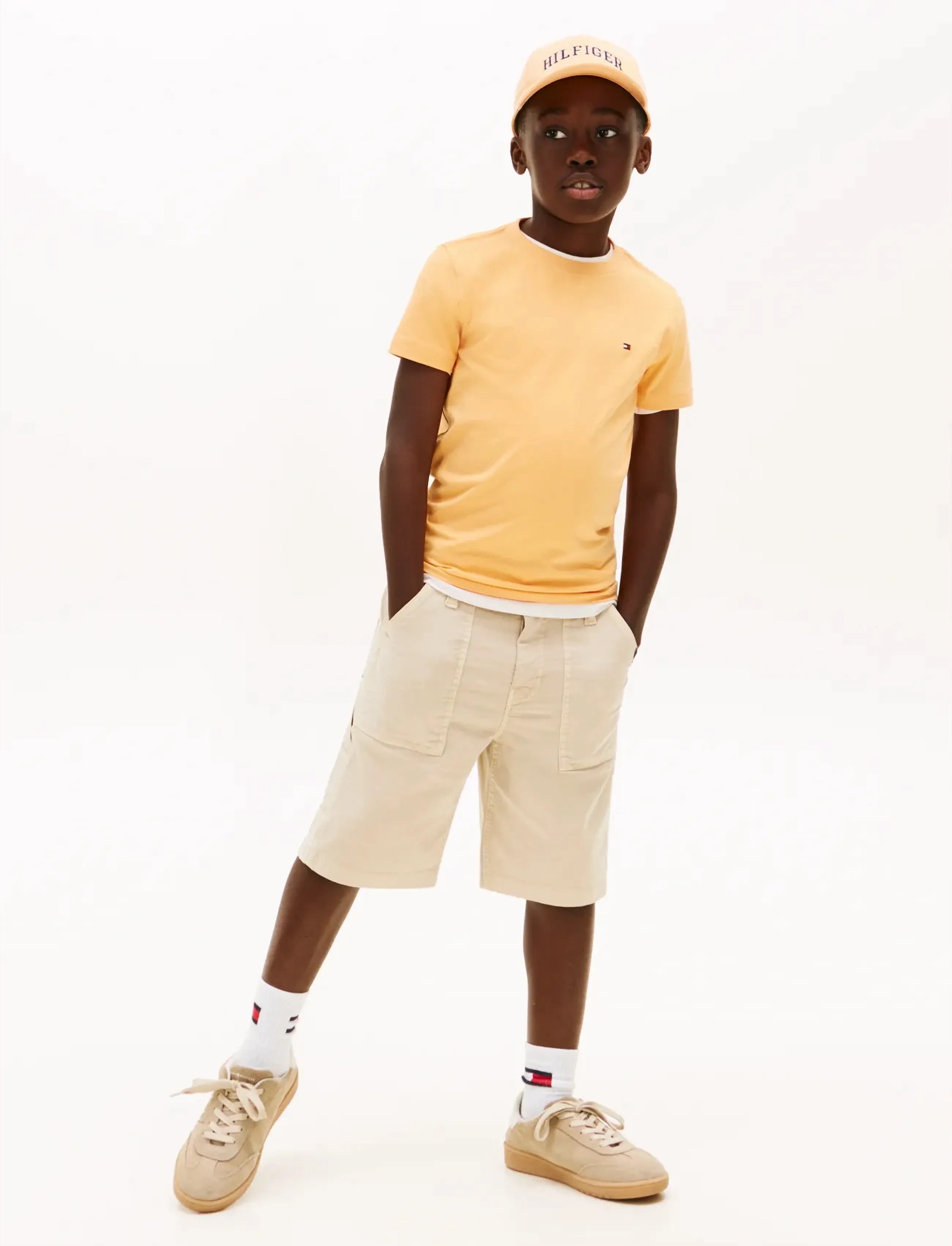Tommy Hilfiger - ESSENTIAL COTTON REG FIT TEE SS - kurzärmelige - faded sun kiss - 3