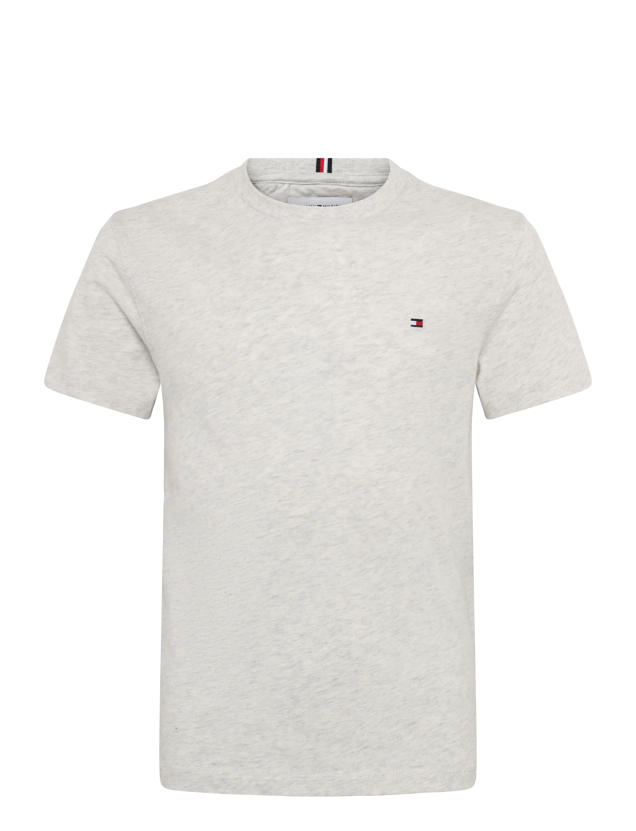 Tommy Hilfiger - ESSENTIAL COTTON REG FIT TEE SS - kortärmade t-shirts - grey heather - 1