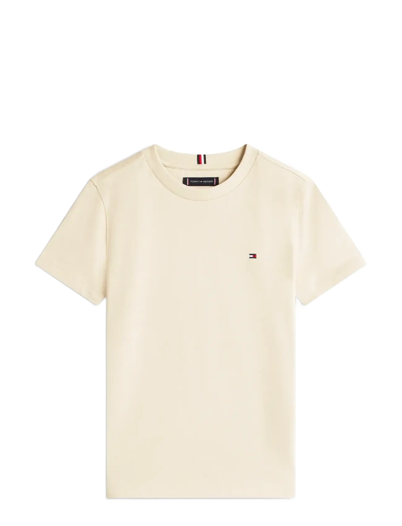 Tommy Hilfiger ESSENTIAL COTTON REG FIT TEE SS - Tommy Hilfiger - GULF SAND / beige