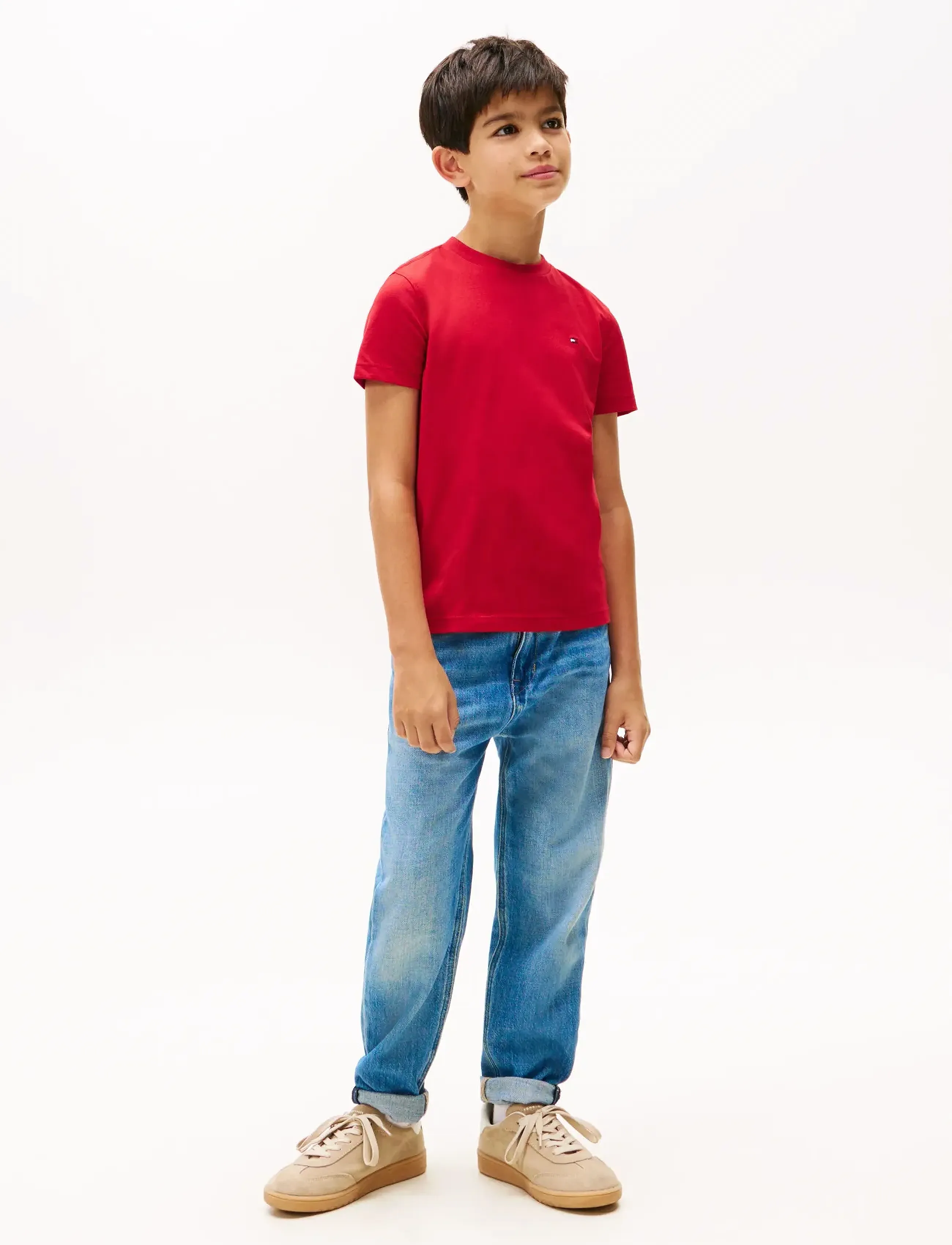 Tommy Hilfiger - ESSENTIAL COTTON REG FIT TEE SS - kurzärmelige - medium red - 2