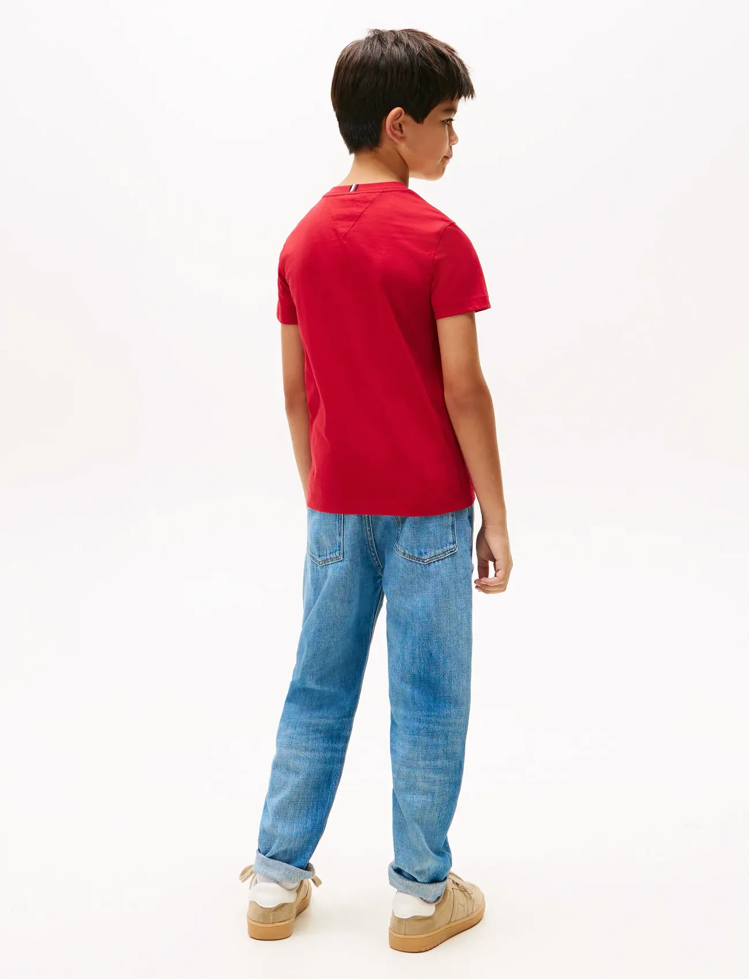 Tommy Hilfiger - ESSENTIAL COTTON REG FIT TEE SS - kurzärmelige - medium red - 3