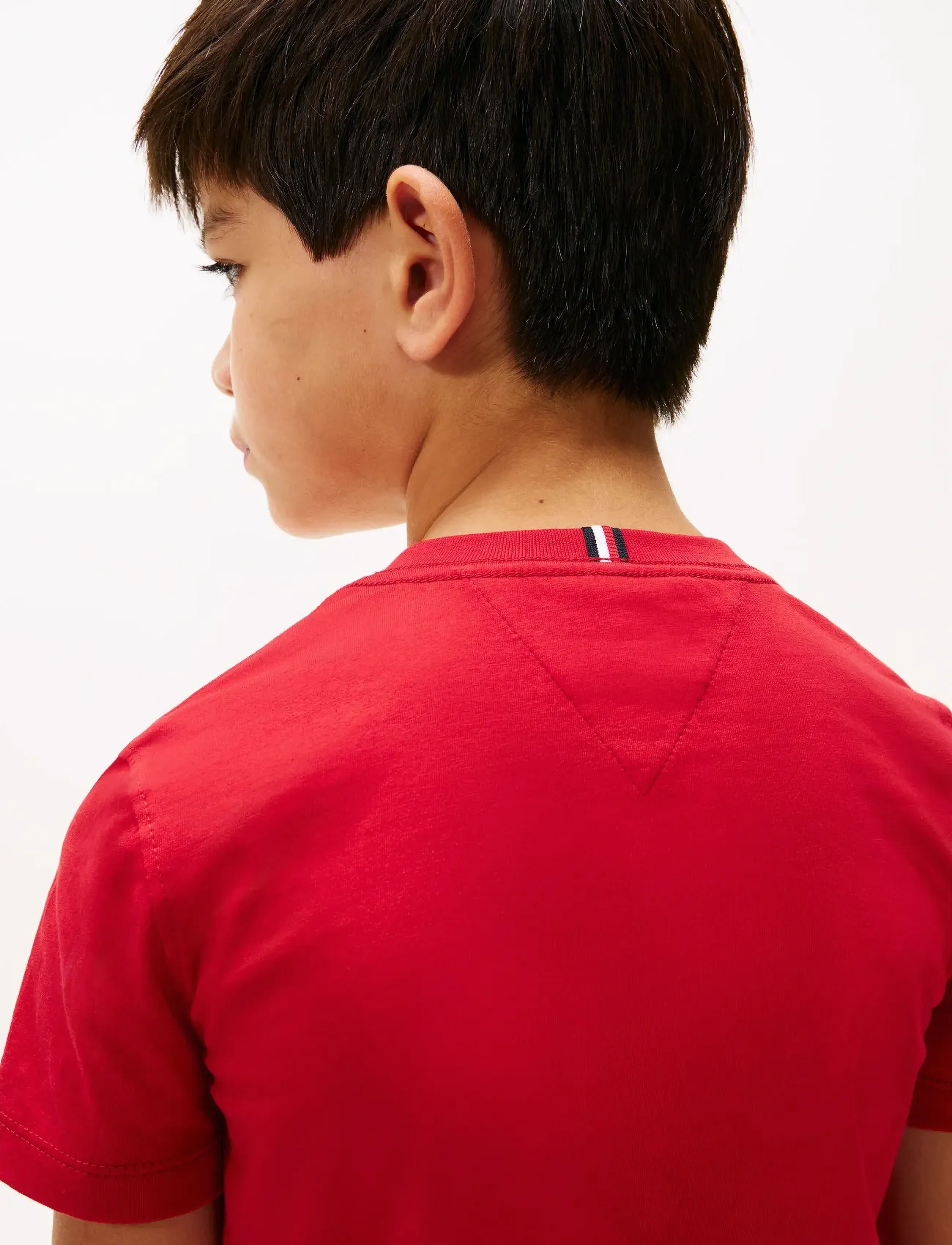 Tommy Hilfiger - ESSENTIAL COTTON REG FIT TEE SS - kurzärmelige - medium red - 4