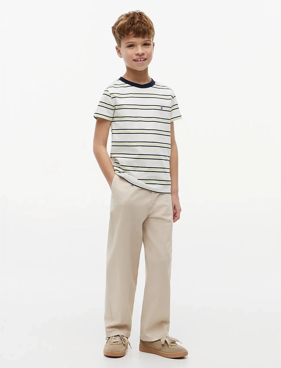 Tommy Hilfiger - ESSENTIAL COTTON REG FIT TEE SS - krótki rękaw - multi stripe - 4