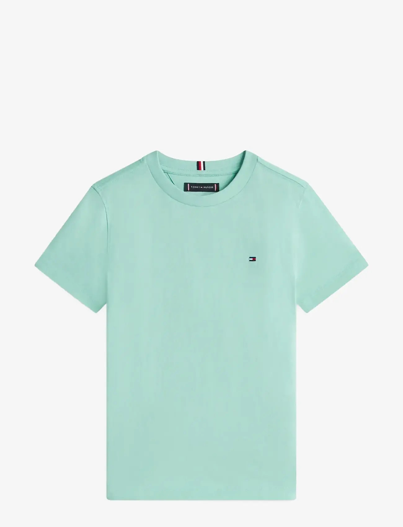 Tommy Hilfiger - ESSENTIAL COTTON REG FIT TEE SS - marškinėliai trumpomis rankovėmis - ocean spray - 1