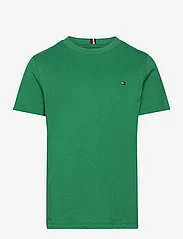 Tommy Hilfiger - ESSENTIAL COTTON TEE SS - kortärmade t-shirts - olympic green - 0