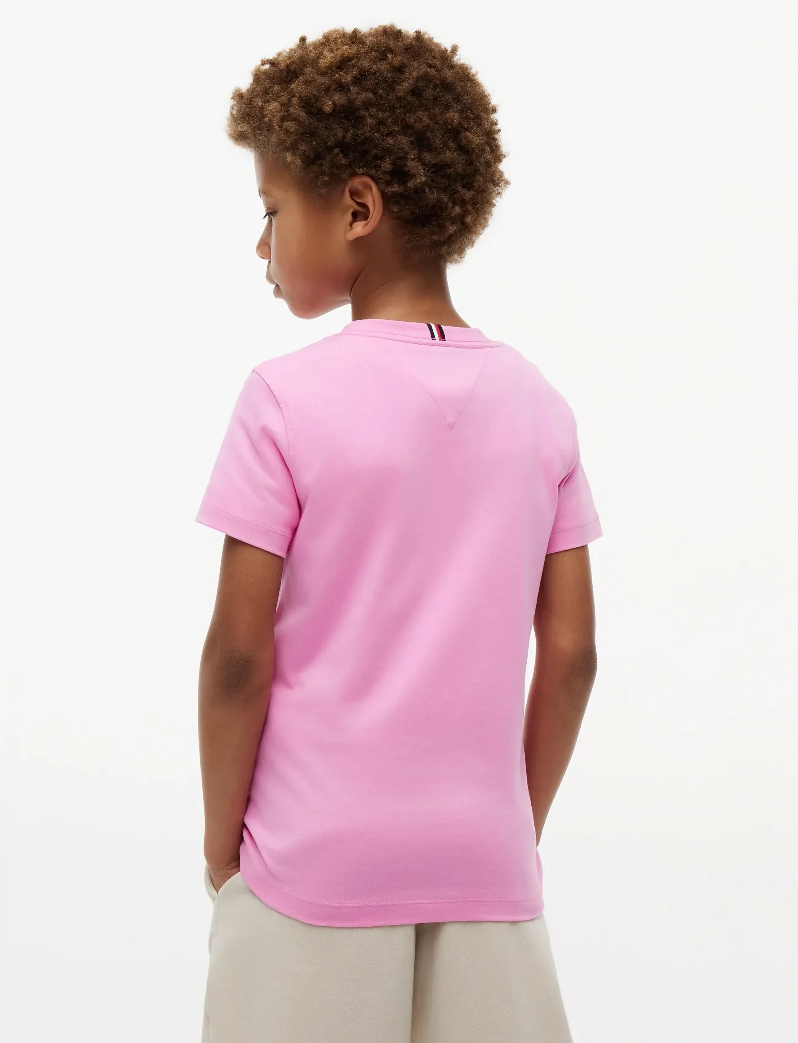 Tommy Hilfiger - ESSENTIAL COTTON REG FIT TEE SS - kurzärmelige - pink daisy - 2