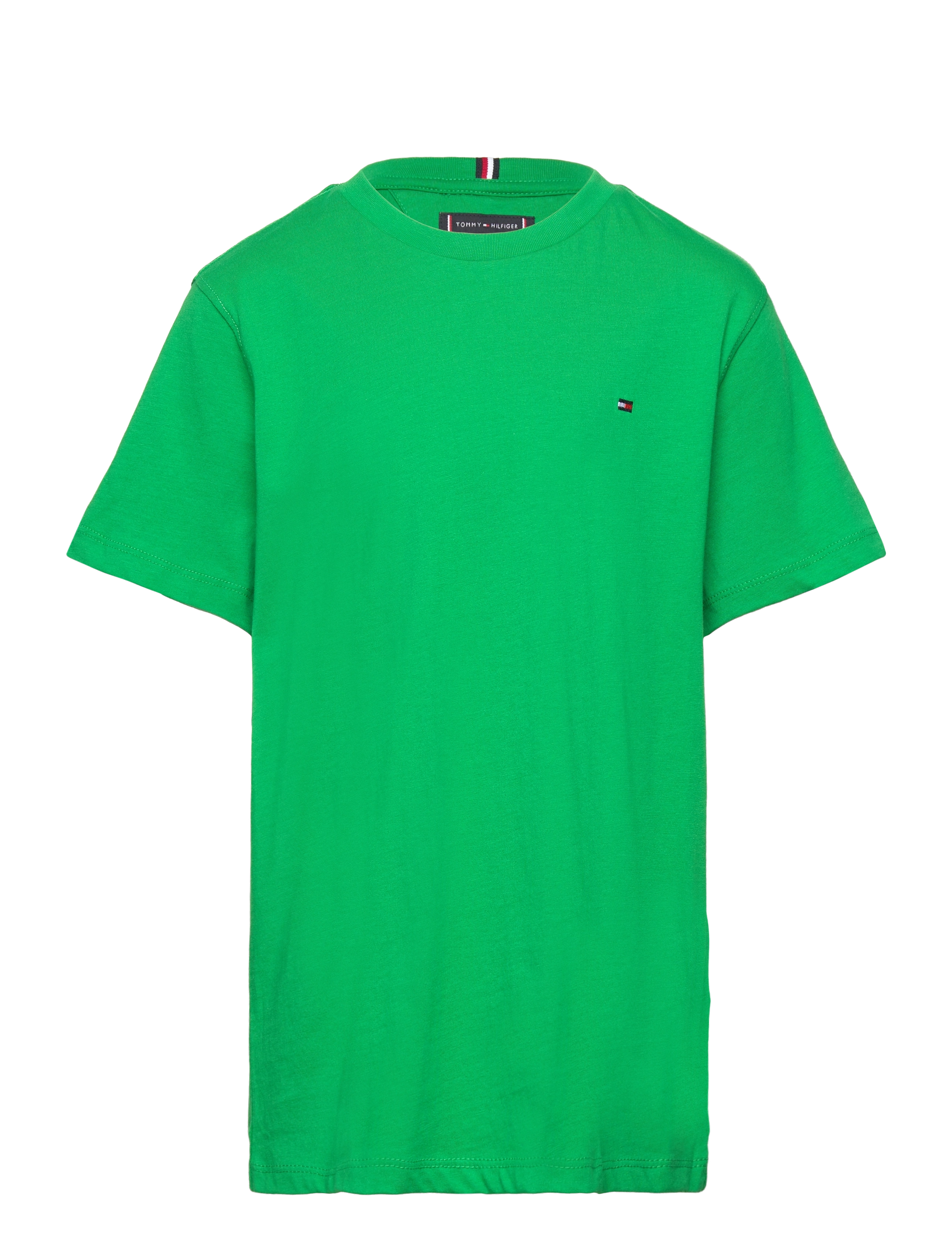 Tommy Hilfiger ESSENTIAL COTTON REG FIT TEE SS - Tommy Hilfiger - RADIANT GREEN / green