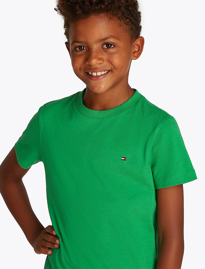 Tommy Hilfiger - ESSENTIAL COTTON REG FIT TEE SS - kortärmade t-shirts - radiant green - 3