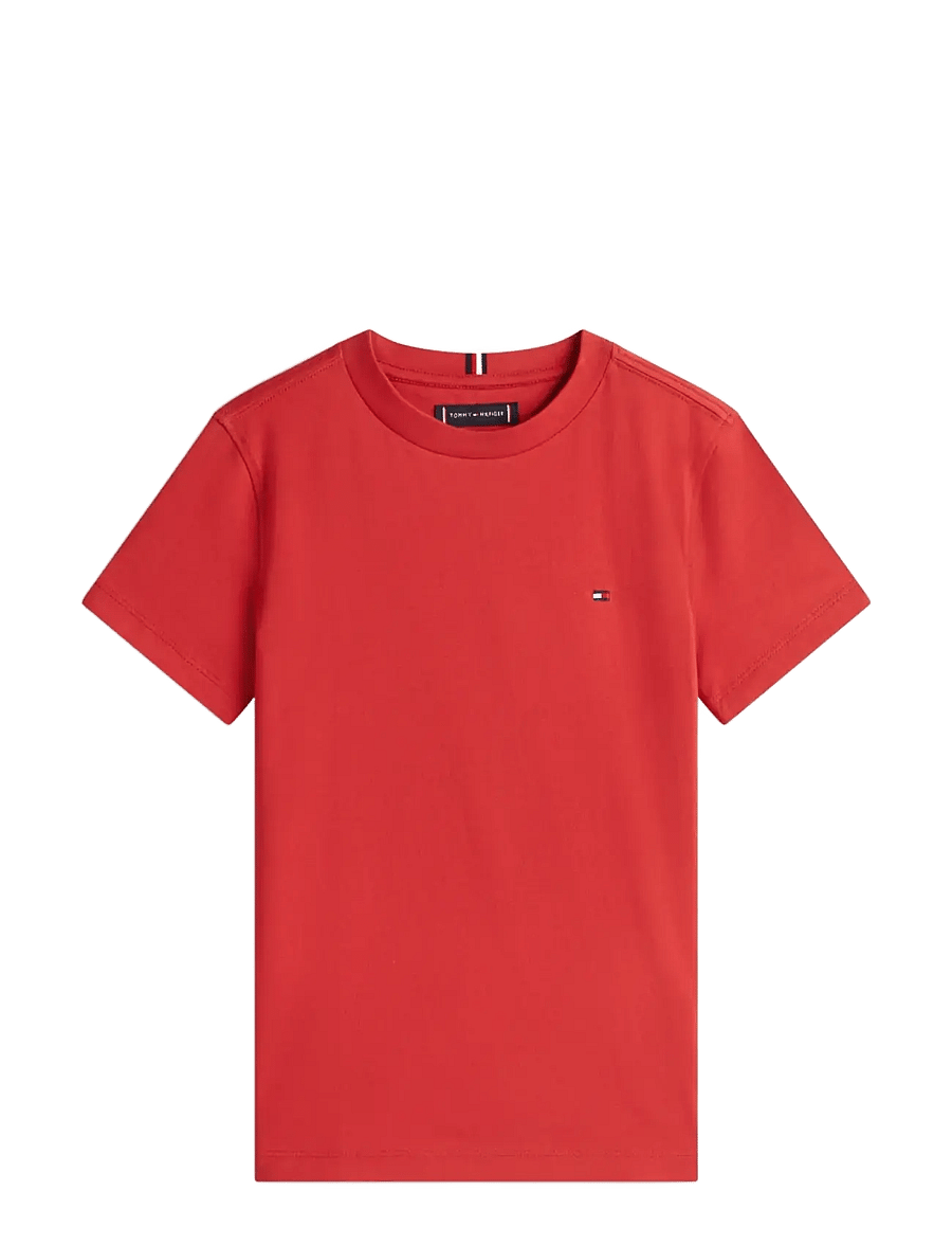 Tommy Hilfiger - ESSENTIAL COTTON REG FIT TEE SS - kurzärmelige - terracotta red - 1