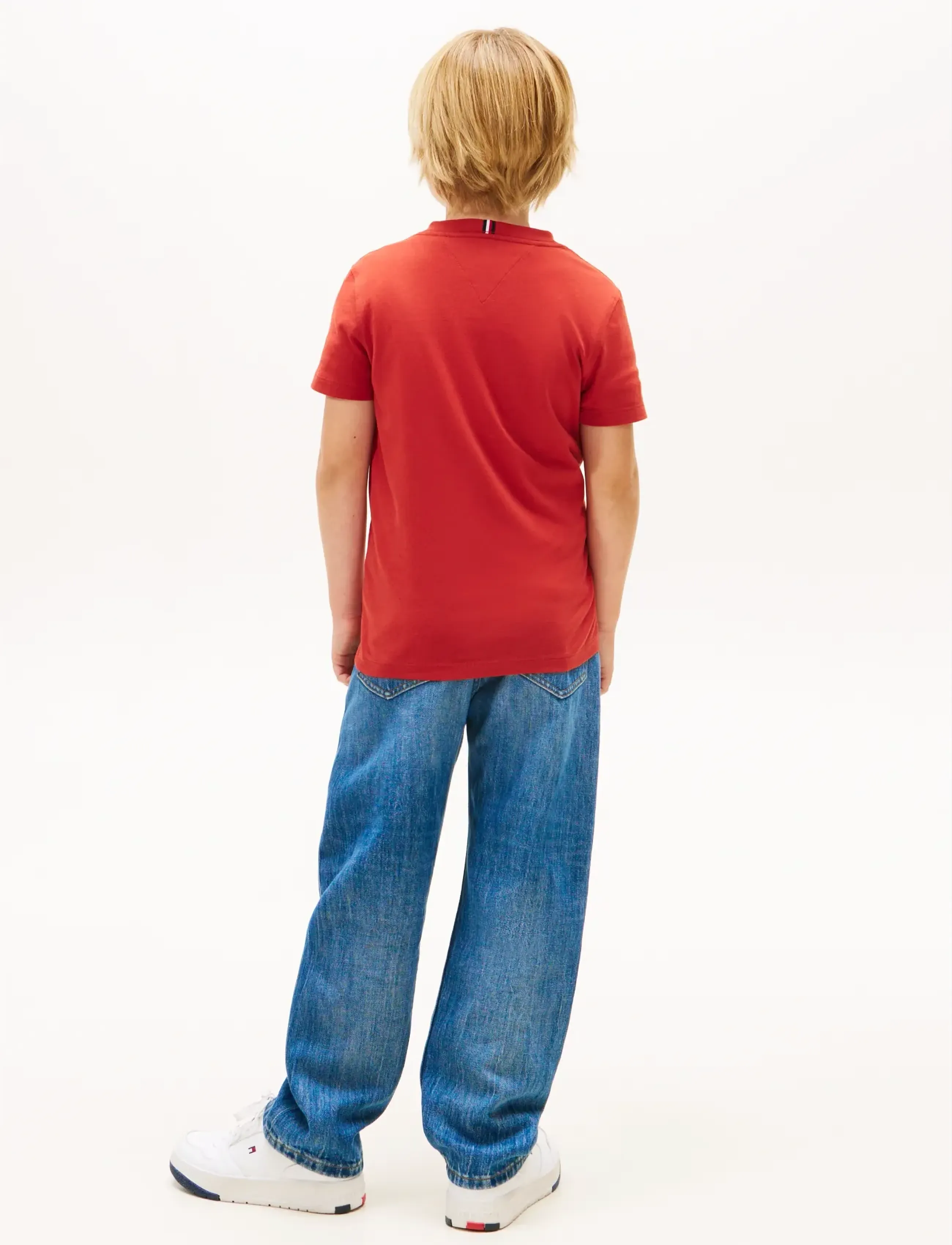 Tommy Hilfiger - ESSENTIAL COTTON REG FIT TEE SS - lühikeste varrukatega t-särgid - terracotta red - 2