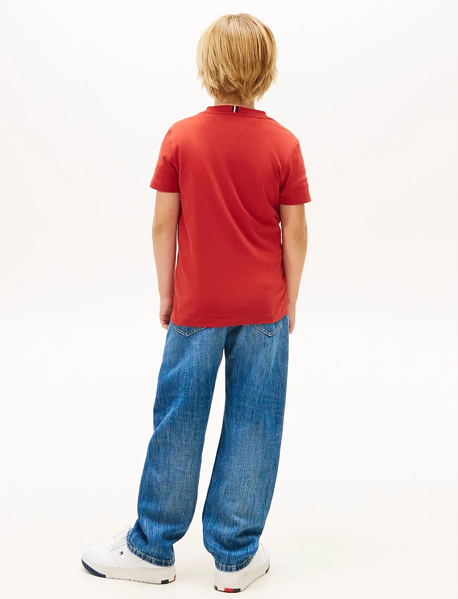 Tommy Hilfiger - ESSENTIAL COTTON REG FIT TEE SS - kurzärmelige - terracotta red - 2