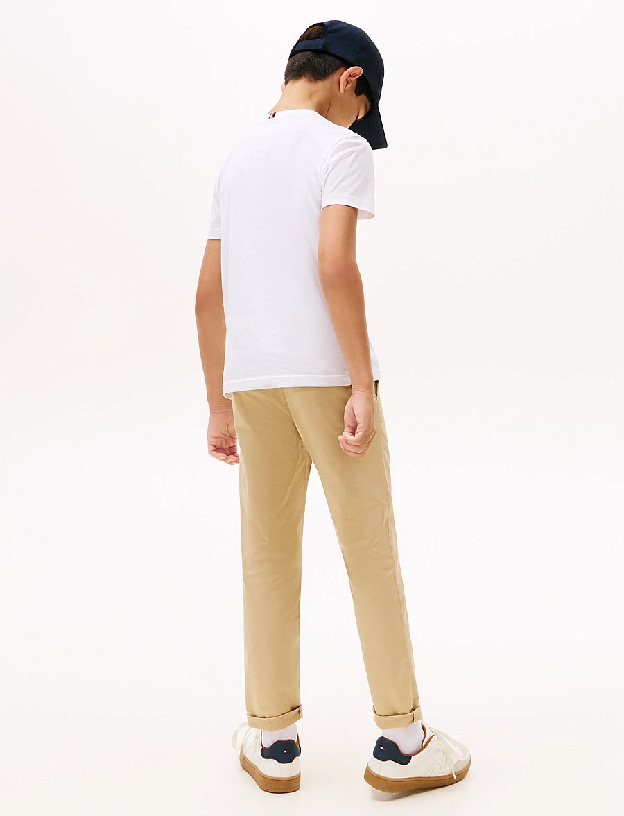 Tommy Hilfiger - ESSENTIAL COTTON REG FIT TEE SS - kurzärmelige - white - 4