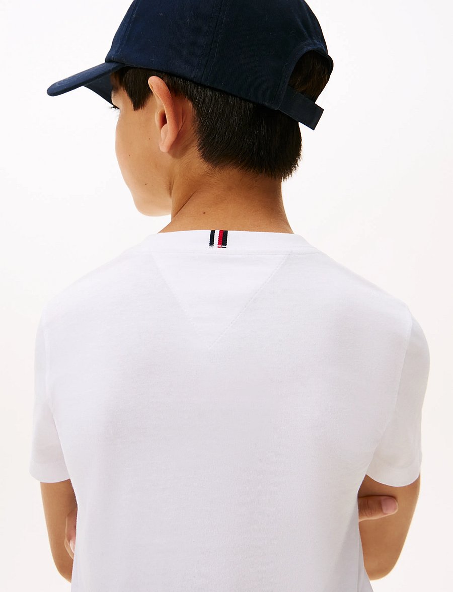 Tommy Hilfiger - ESSENTIAL COTTON REG FIT TEE SS - kurzärmelige - white - 5