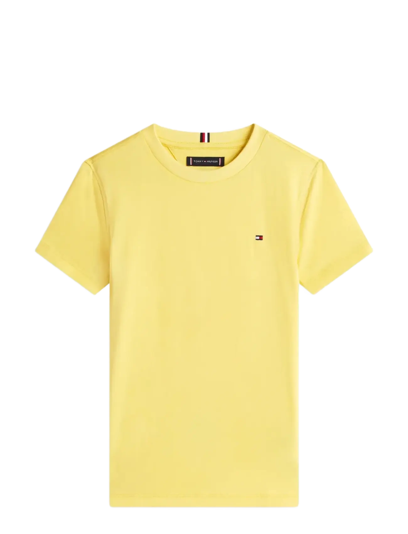 Tommy Hilfiger ESSENTIAL COTTON REG FIT TEE SS - Tøj - YELLOW DAHLIA / yellow