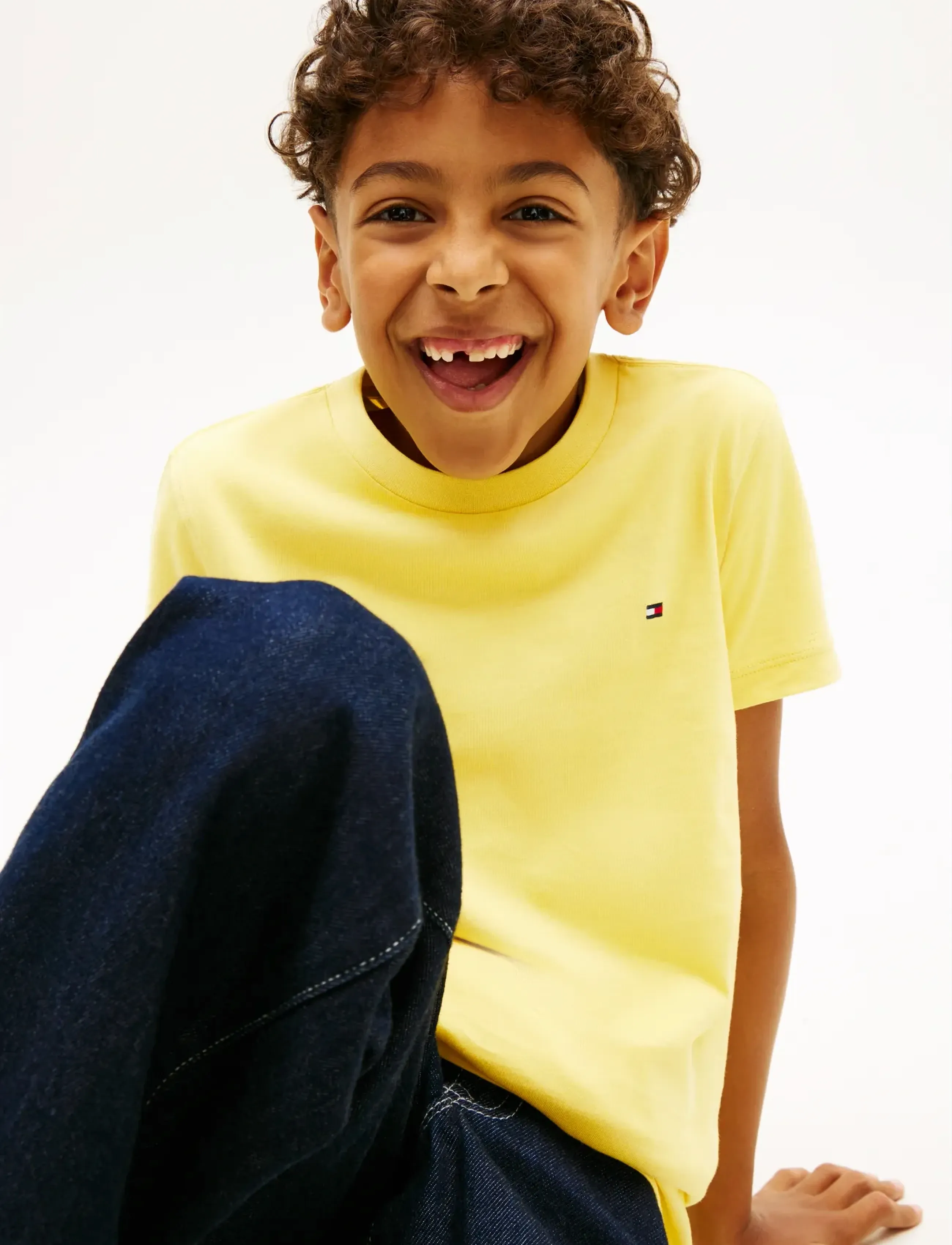 Tommy Hilfiger - ESSENTIAL COTTON REG FIT TEE SS - kurzärmelige - yellow dahlia - 4