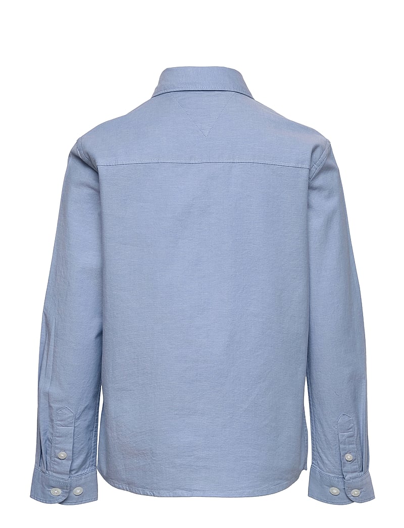 Tommy Hilfiger - BOYS STRETCH OXFORD SHIRT L/S - langärmlige hemden - calm blue - 2