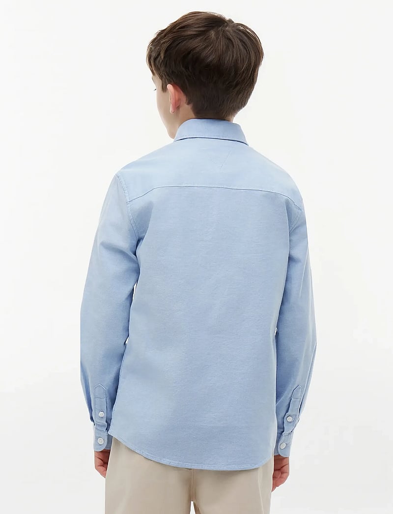 Tommy Hilfiger - BOYS STRETCH OXFORD SHIRT L/S - langärmlige hemden - calm blue - 3