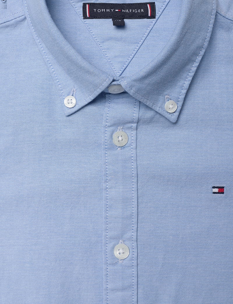 Tommy Hilfiger - BOYS STRETCH OXFORD SHIRT L/S - langärmlige hemden - calm blue - 5