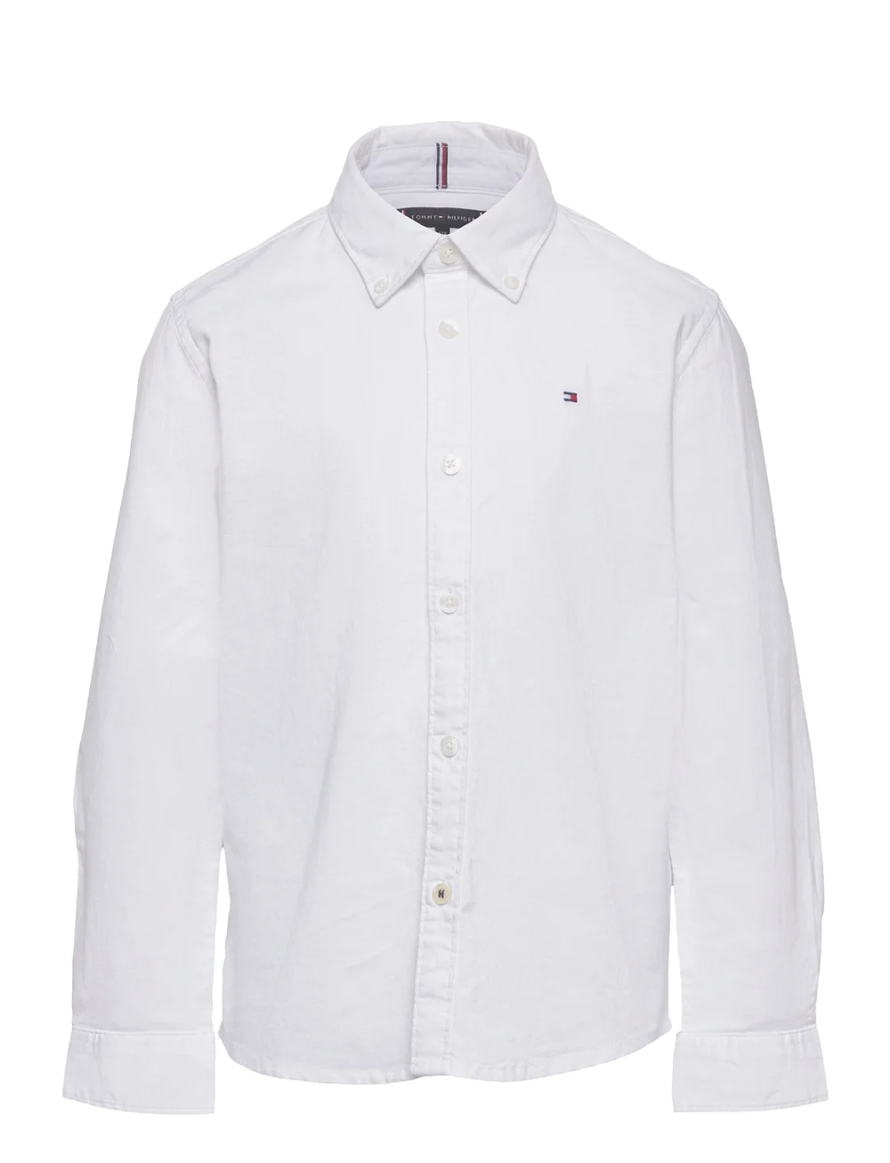 Tommy Hilfiger - BOYS STRETCH OXFORD SHIRT L/S - pitkähihaiset kauluspaidat - white - 1