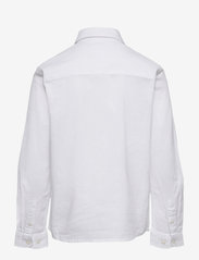 Tommy Hilfiger - BOYS STRETCH OXFORD SHIRT L/S - langermede skjorter - white - 2