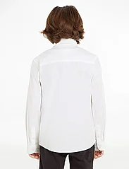 Tommy Hilfiger - BOYS STRETCH OXFORD SHIRT L/S - long-sleeved shirts - white - 3