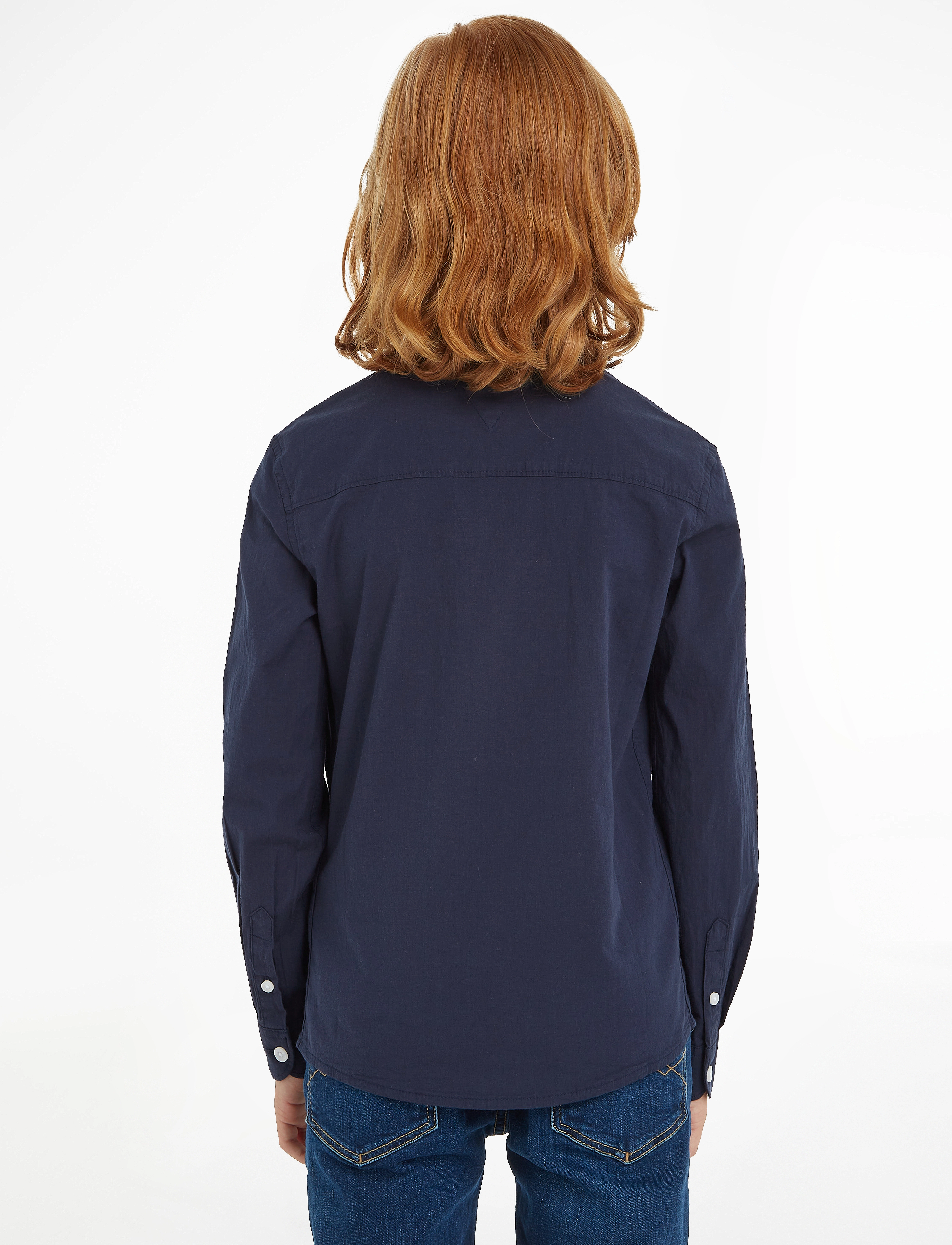 Tommy Hilfiger - SOLID STRETCH POPLIN SHIRT L/S - koszule z długimi rękawami - twilight navy - 3