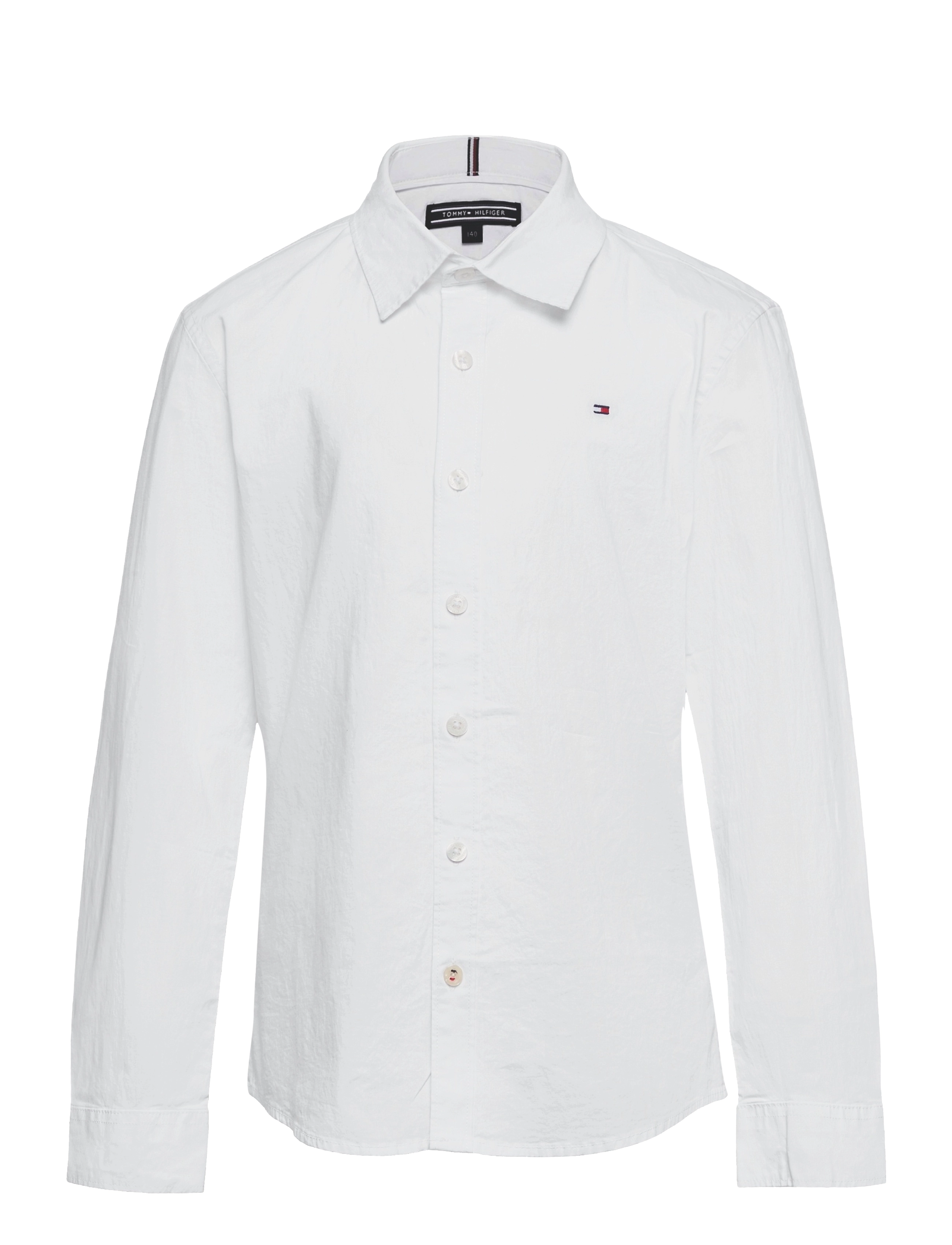 Tommy Hilfiger SOLID STRETCH POPLIN SHIRT L/S - Skjorter - WHITE / white