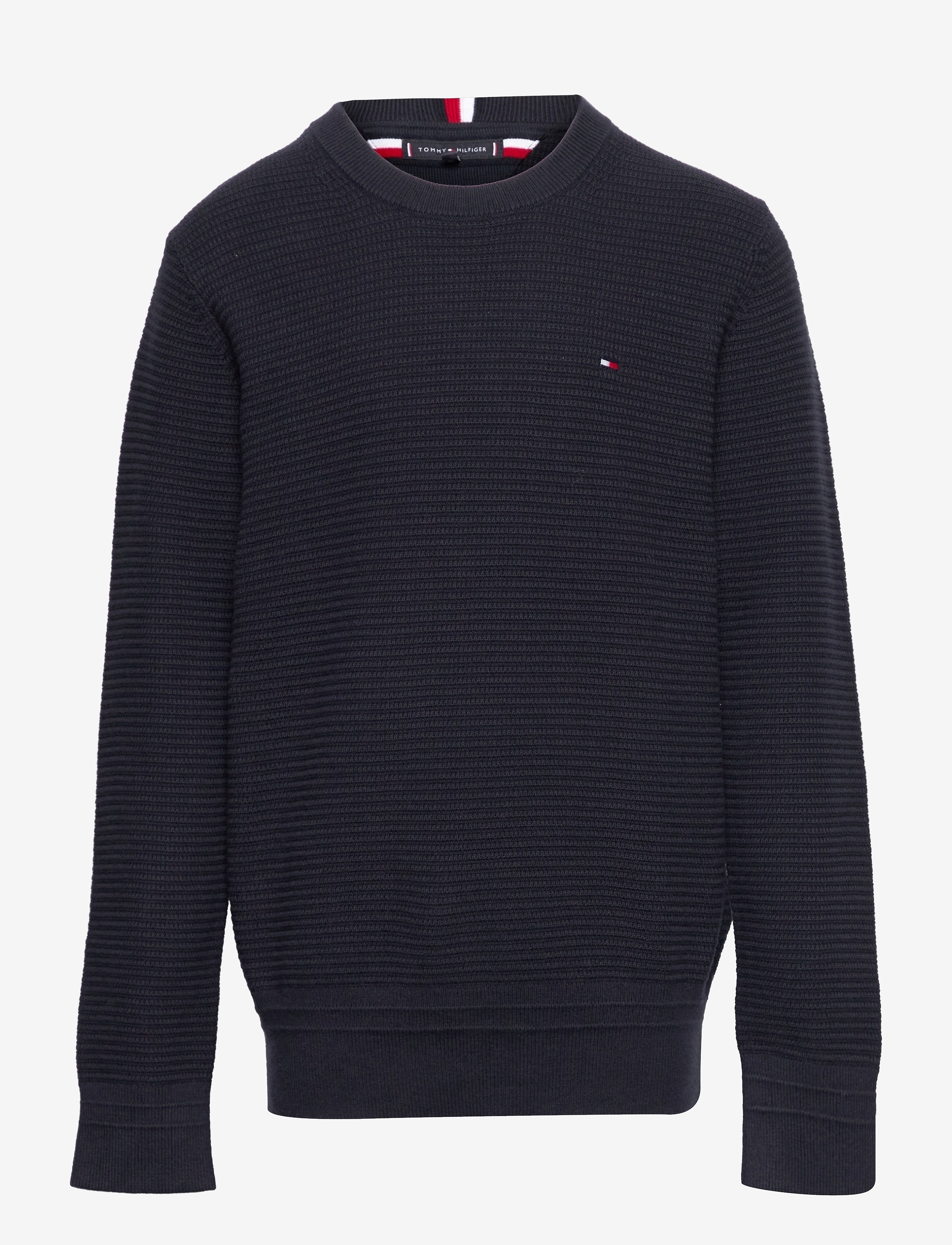 Tommy Hilfiger - TD MSW  STRUCTURED SWEATER - desert sky - 0