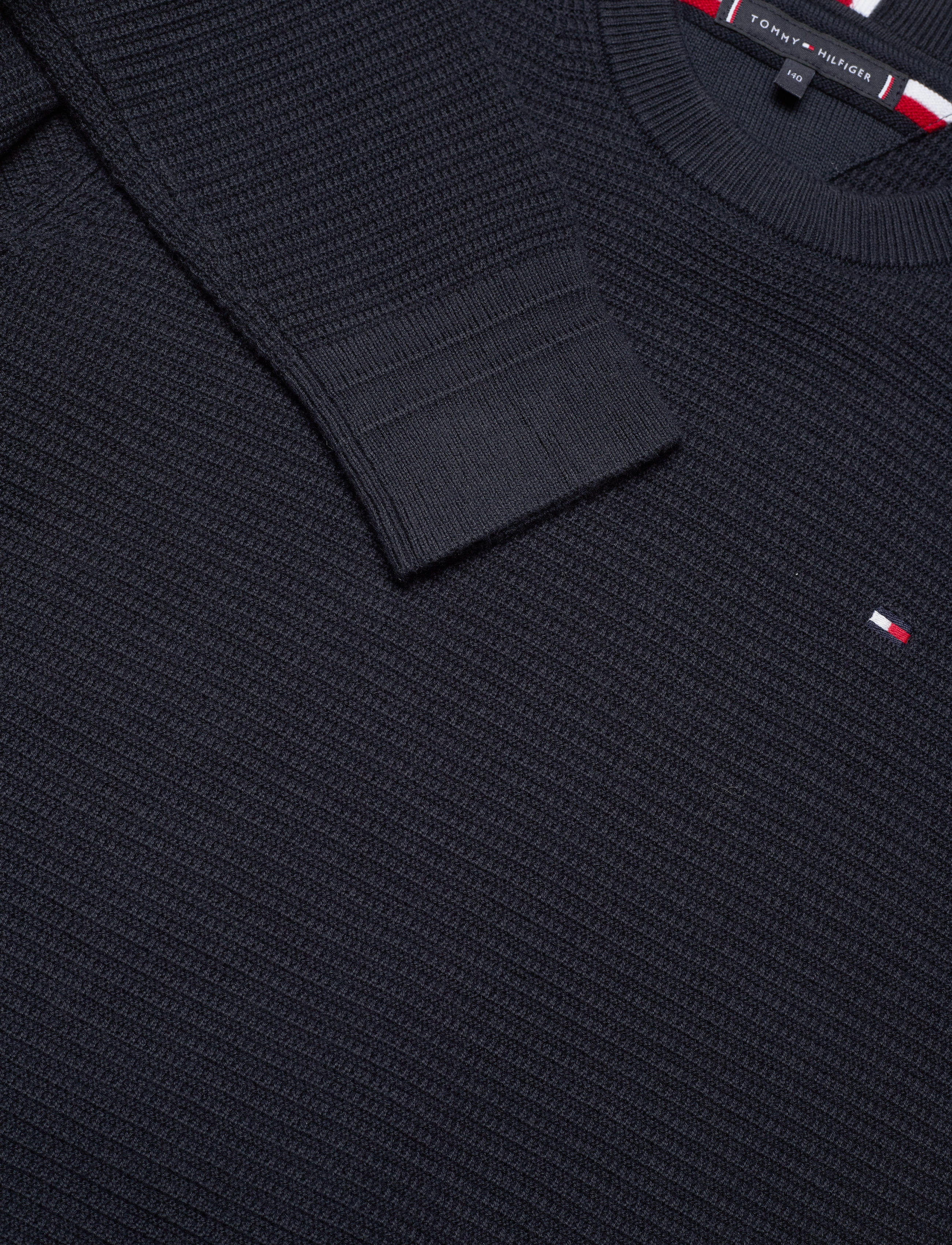 Tommy Hilfiger - TD MSW  STRUCTURED SWEATER - desert sky - 2