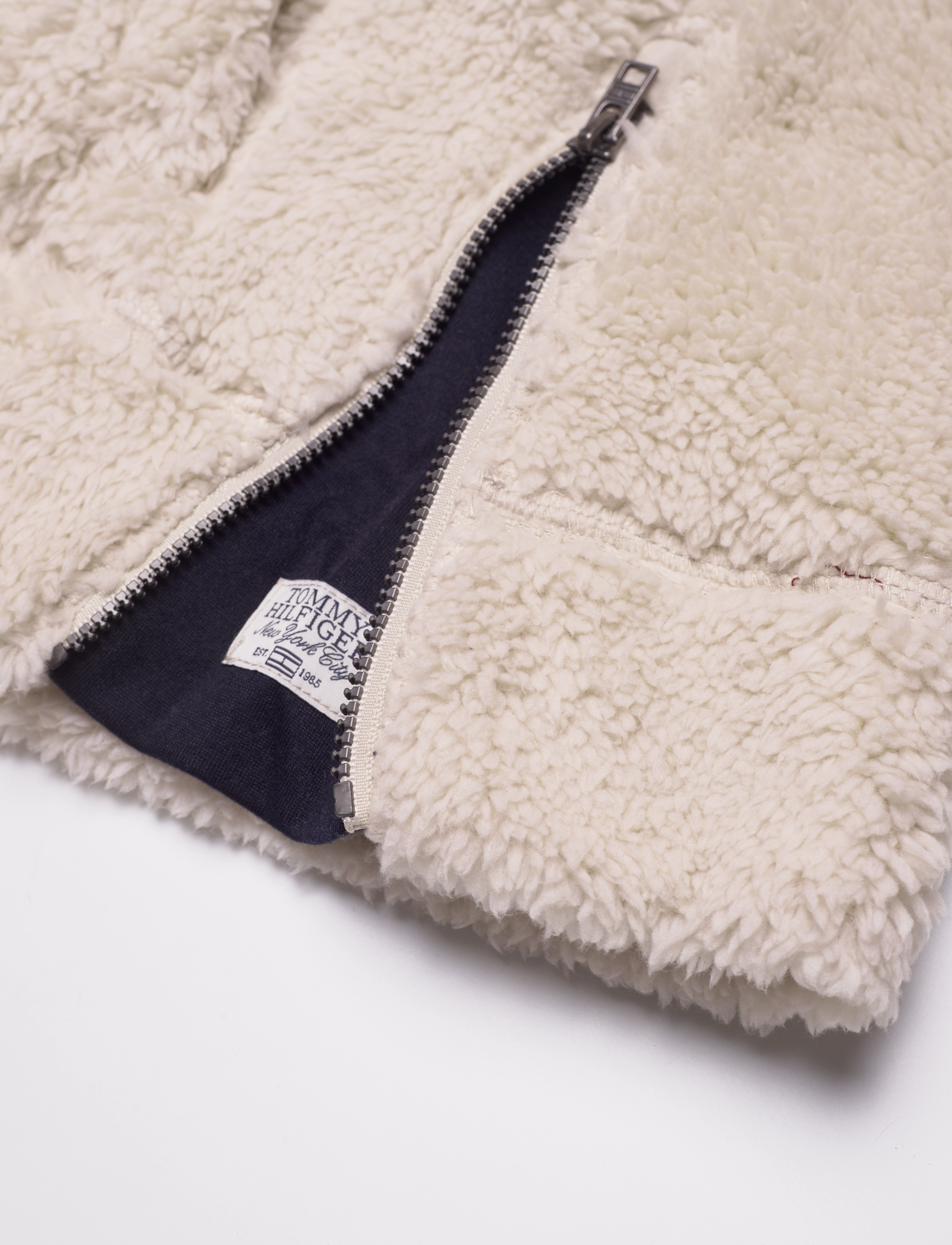 Tommy Hilfiger - SHERPA FABRIC MIX HOODIE - stony beige - 4