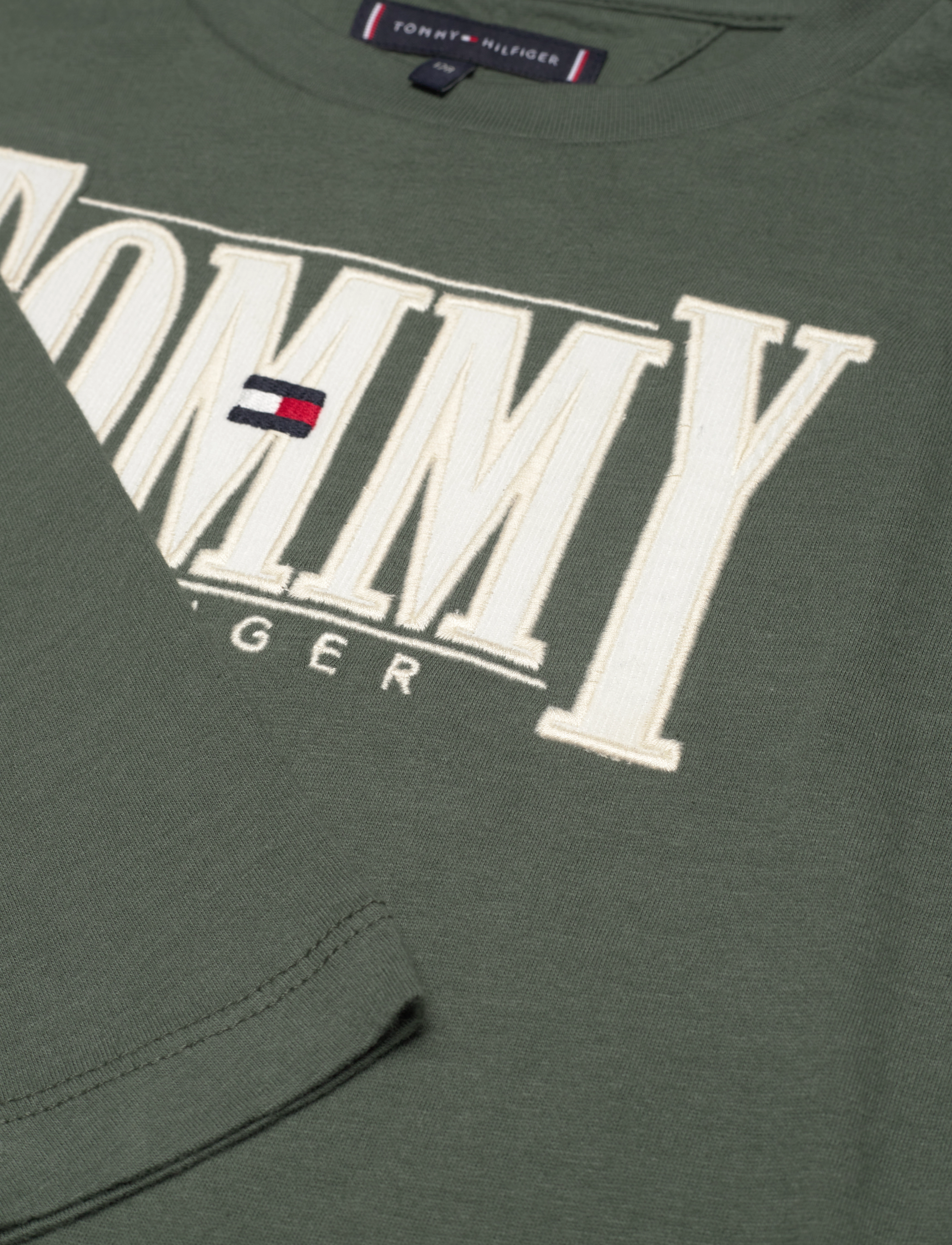 Tommy Hilfiger - CORD APPLIQUE TEE L/S - avalon green - 2