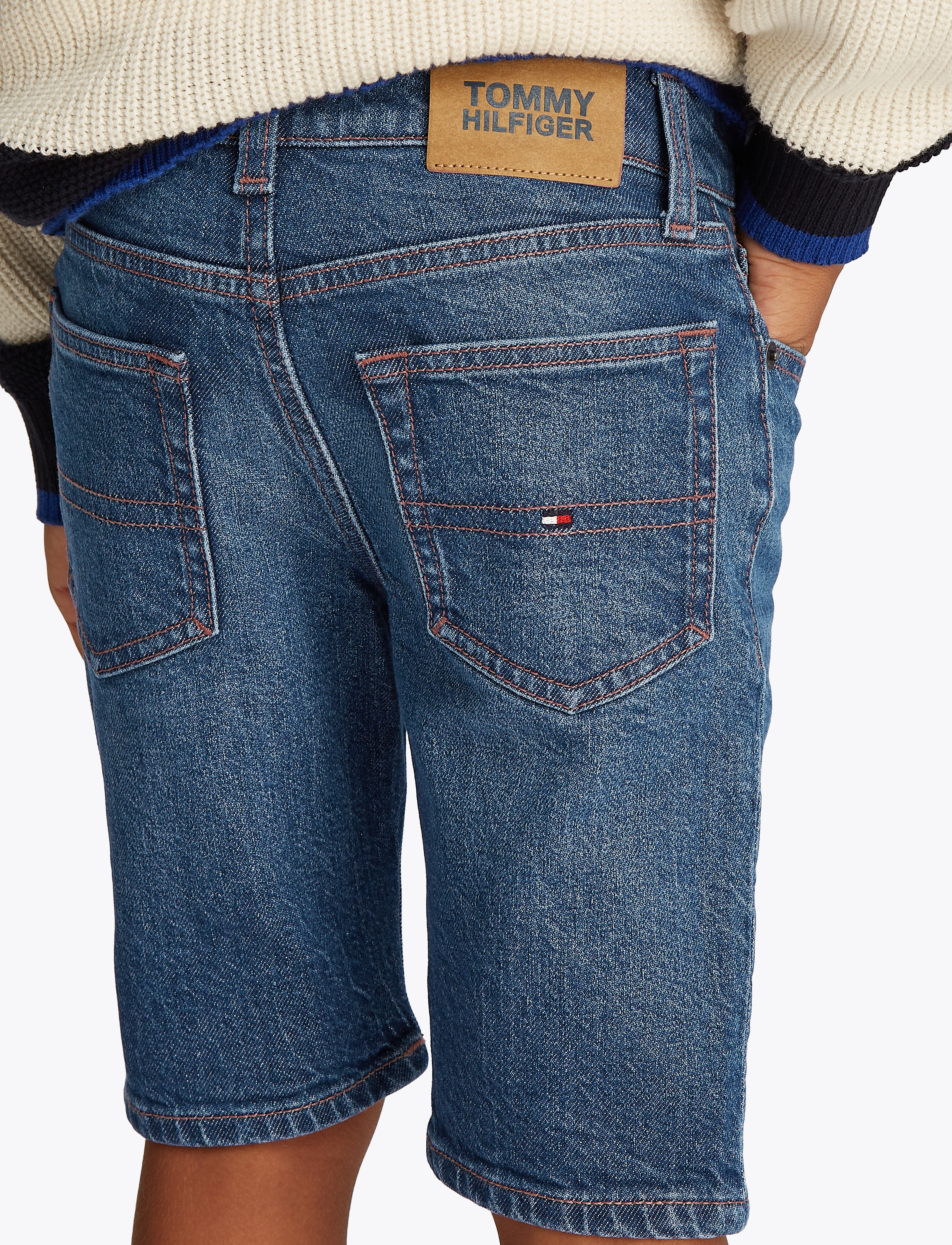 Tommy Hilfiger - SCANTON SHORT BLUE DENIM - denim mid blue - 3