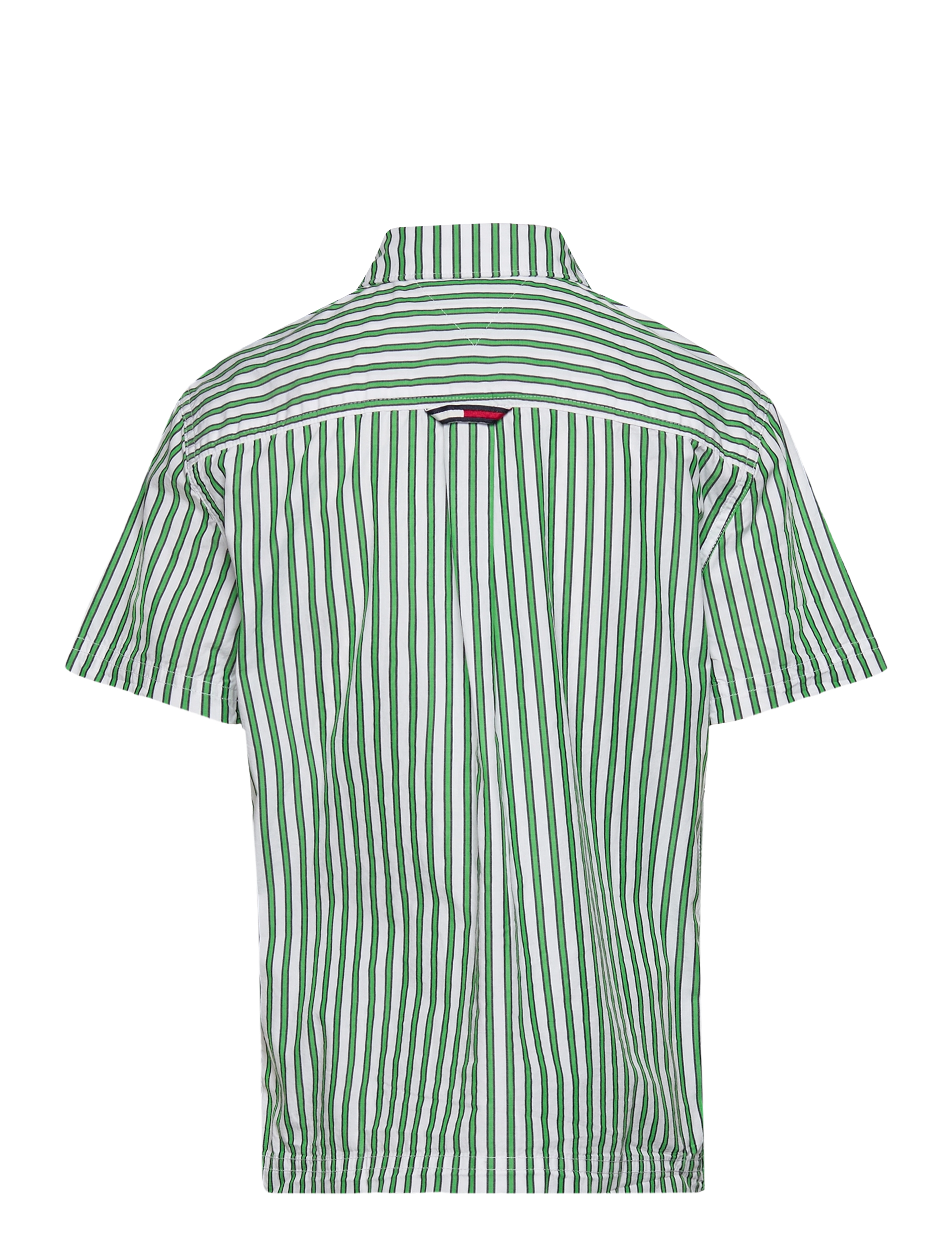 Tommy Hilfiger - STRIPE SHIRT S/S - spring lime stripe - 1