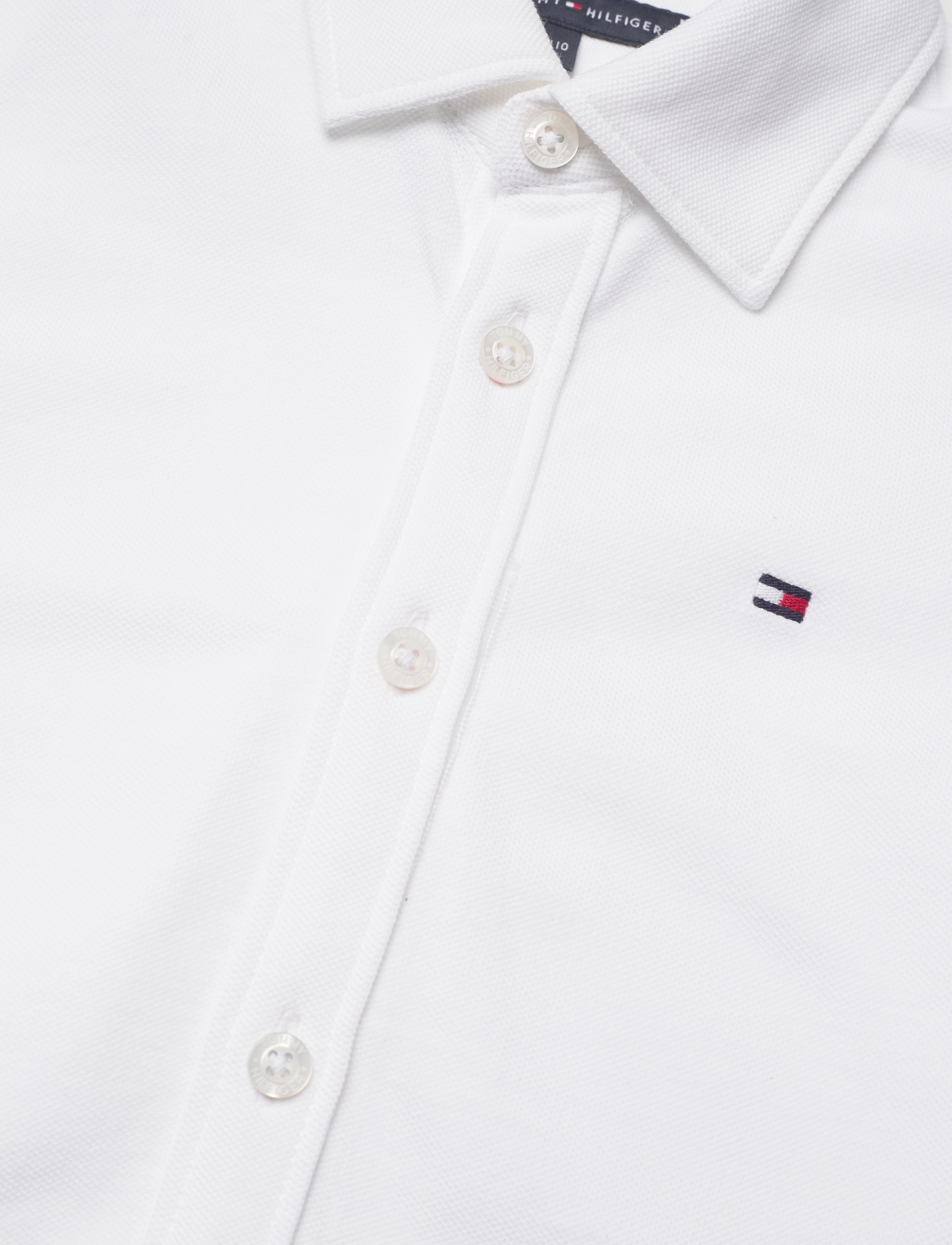 Tommy Hilfiger - STRETCH PIQUE SHIRT L/S - white - 2