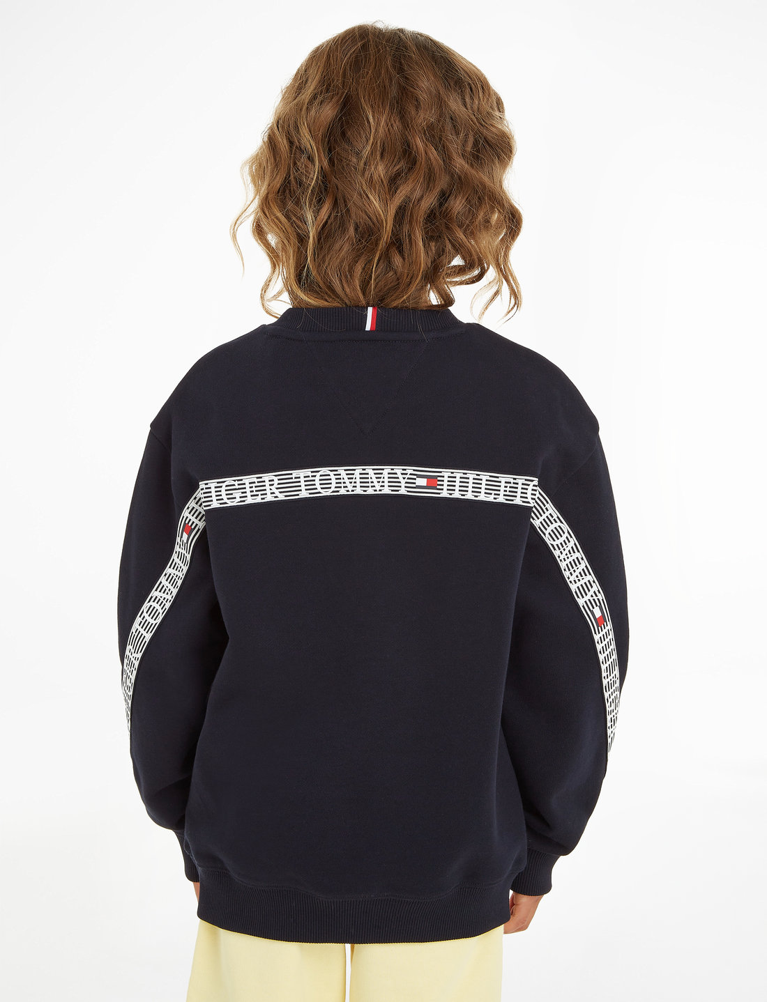 Tommy hilfiger tape sweatshirt on sale