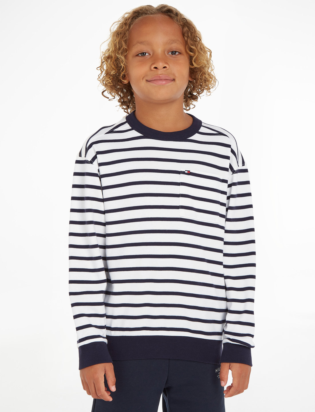 Tommy Hilfiger Breton Stripe Sweatshirt Sweatshirts Boozt