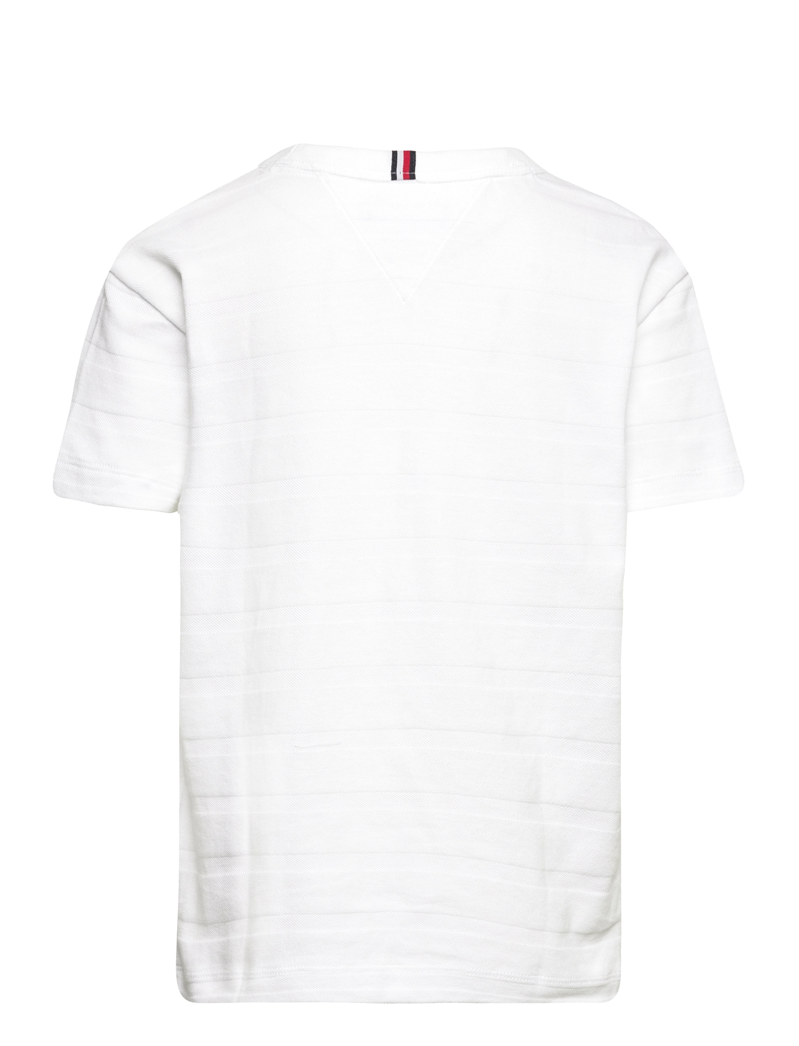 Tommy Hilfiger - STRIPE PIQUE TEE S/S - white - 1